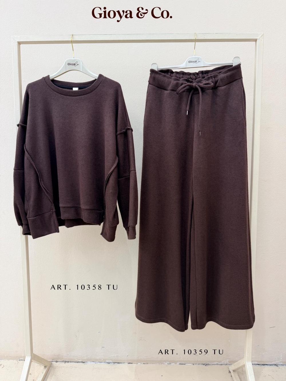 Oversize Sweatshirt mit Rundhalsausschnitt