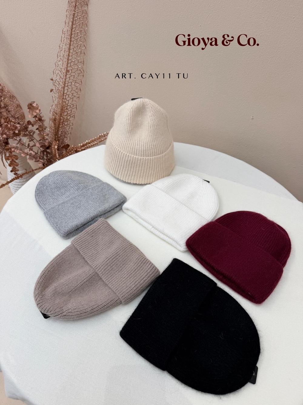 Rippstrick-Beanie mit Fransen