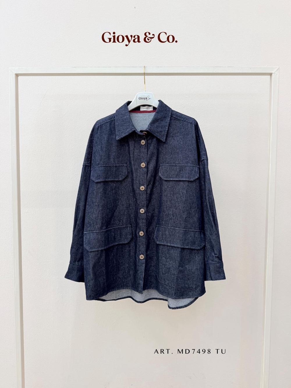 Verlängerte Jeansjacke
