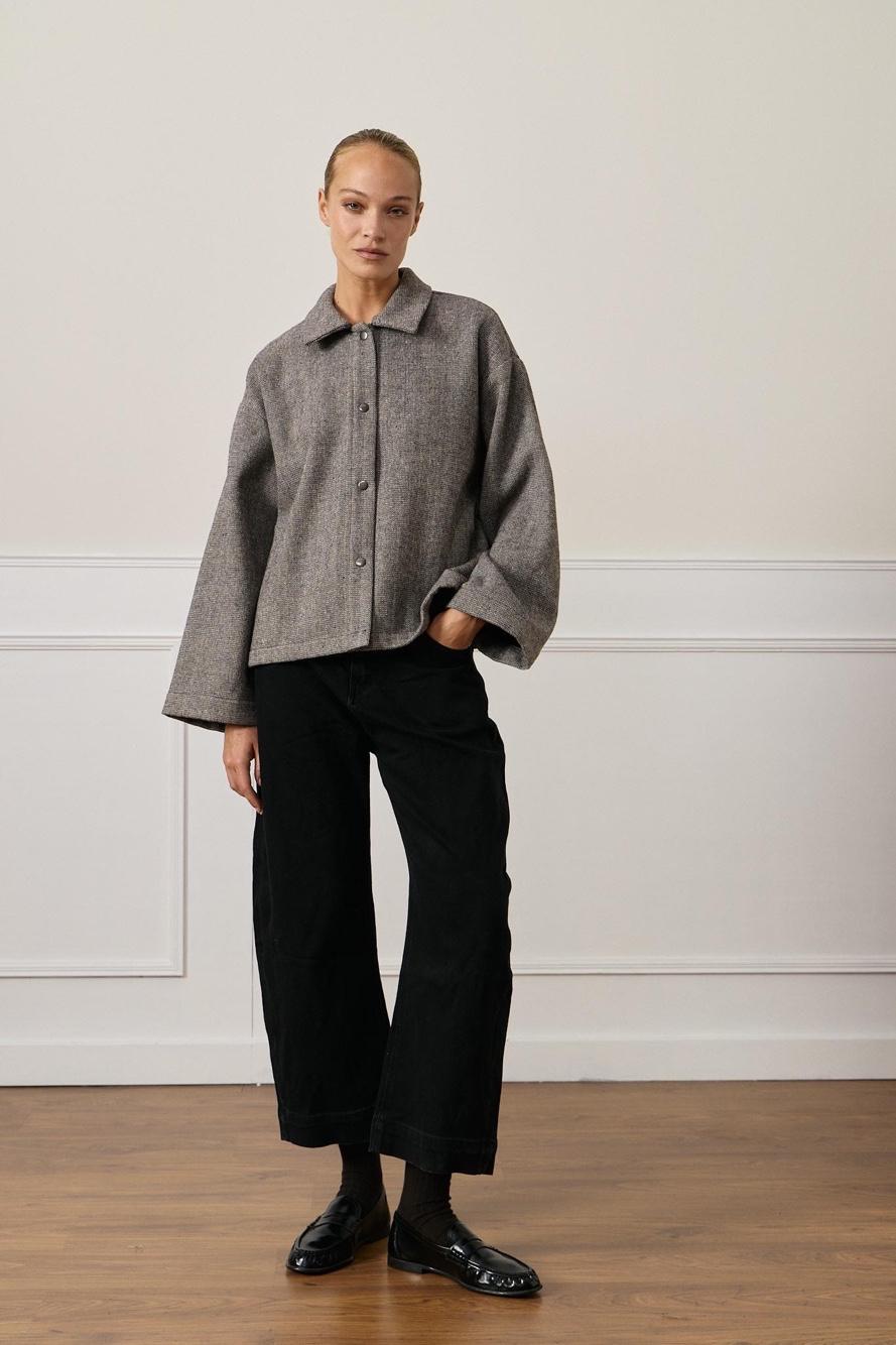 Oversize Hemdjacke