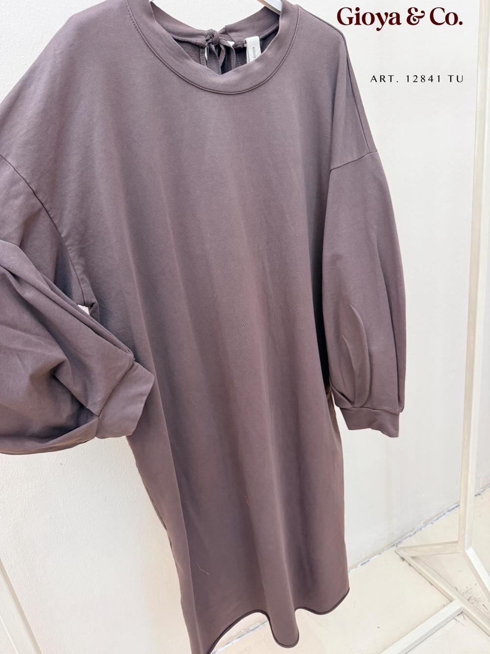 Oversize-Kleid mit Kordelzug