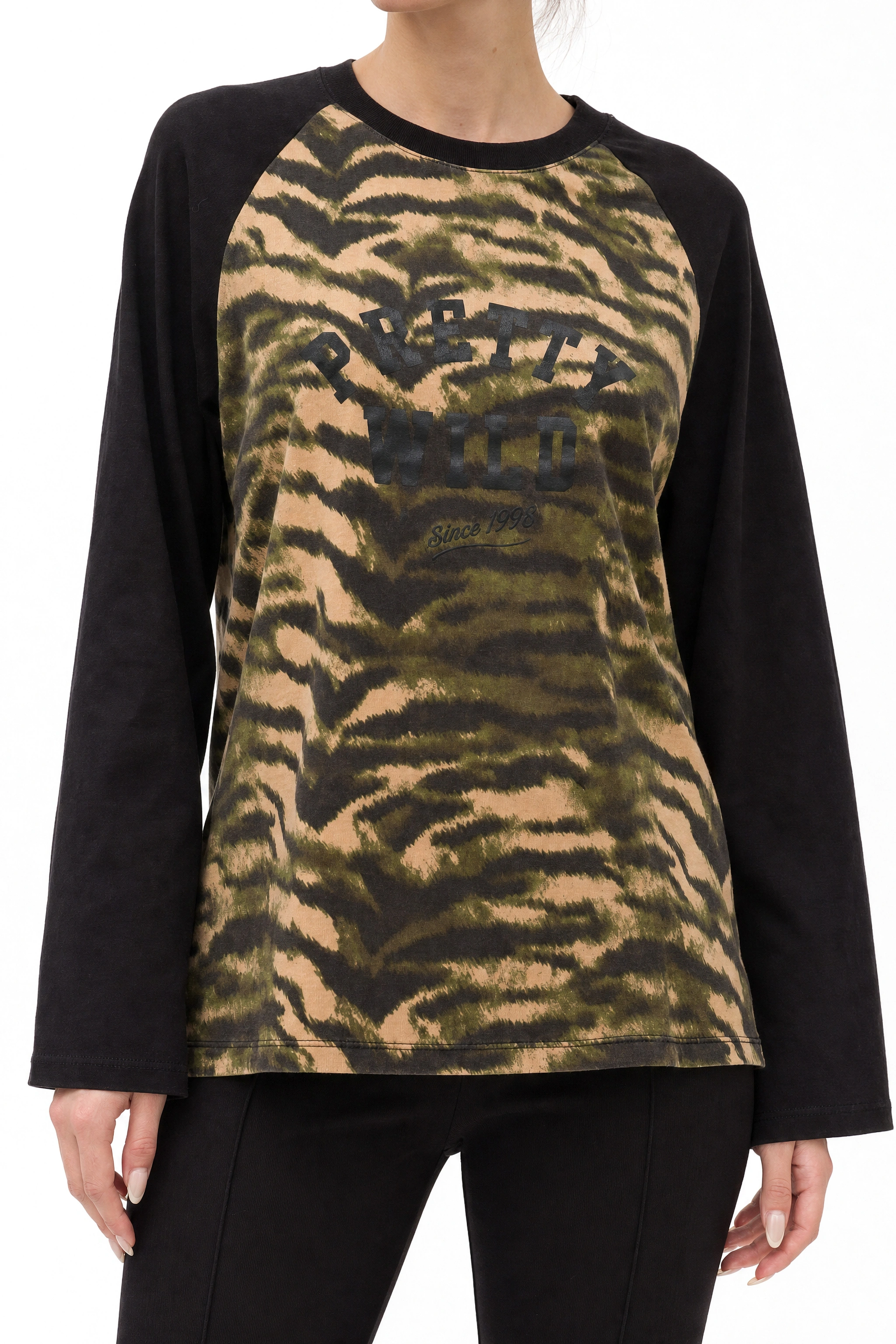 Oversize Pullover mit Print