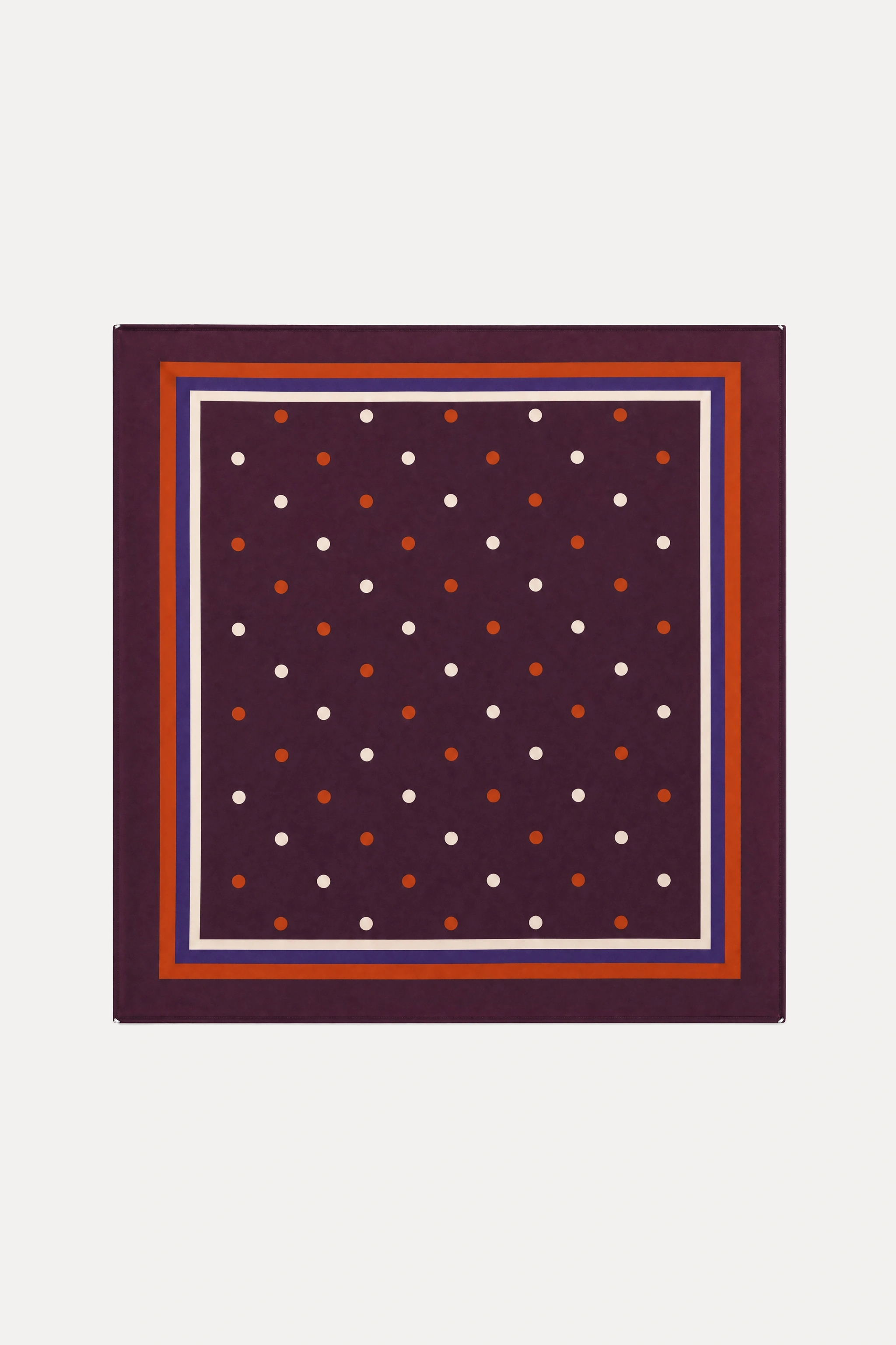 Klassischer Schal mit Polka-Dots