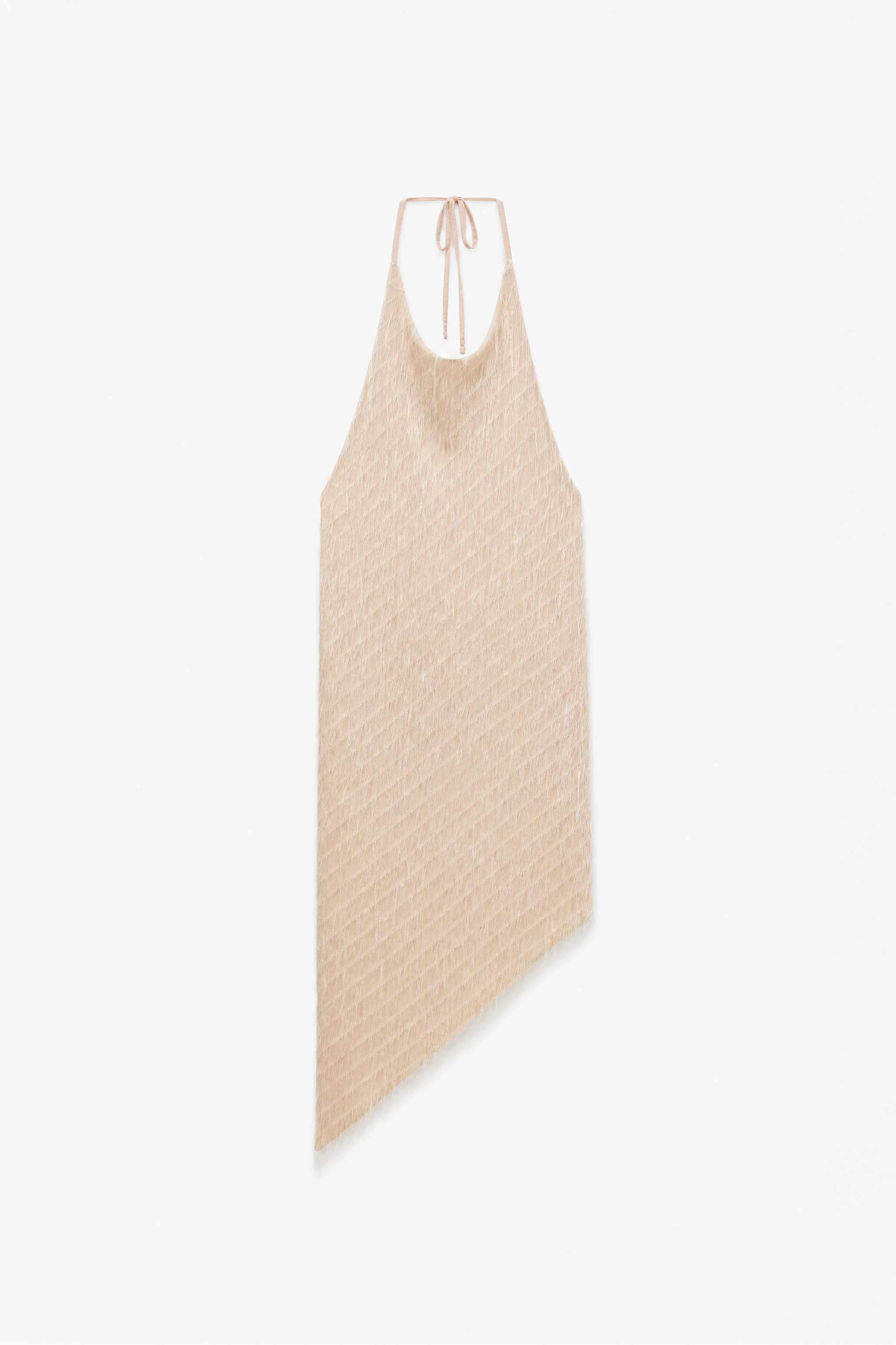 Halter-Mini-Kleid mit Fransen
