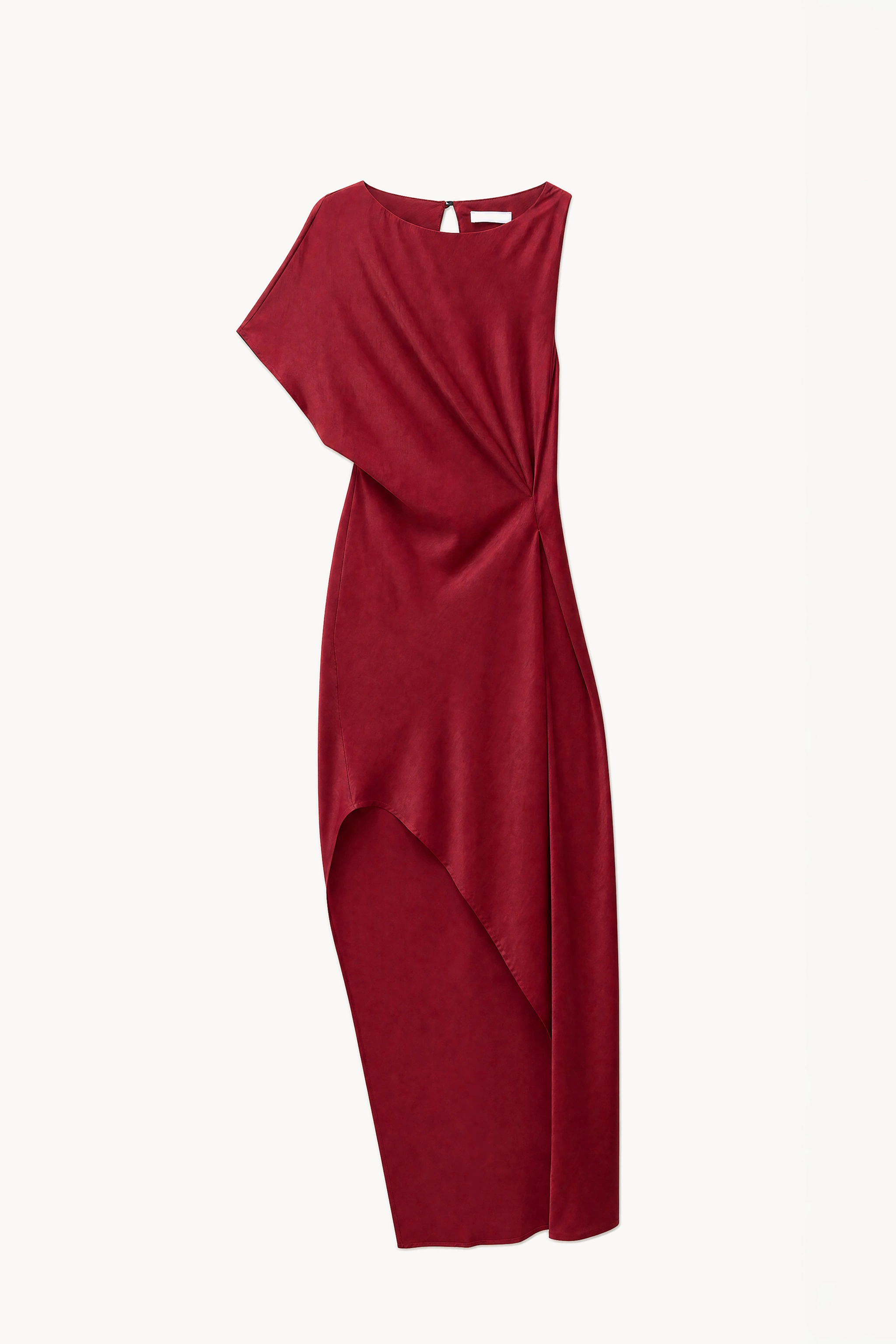 Asymmetrisches Maxikleid mit One‑Shoulder