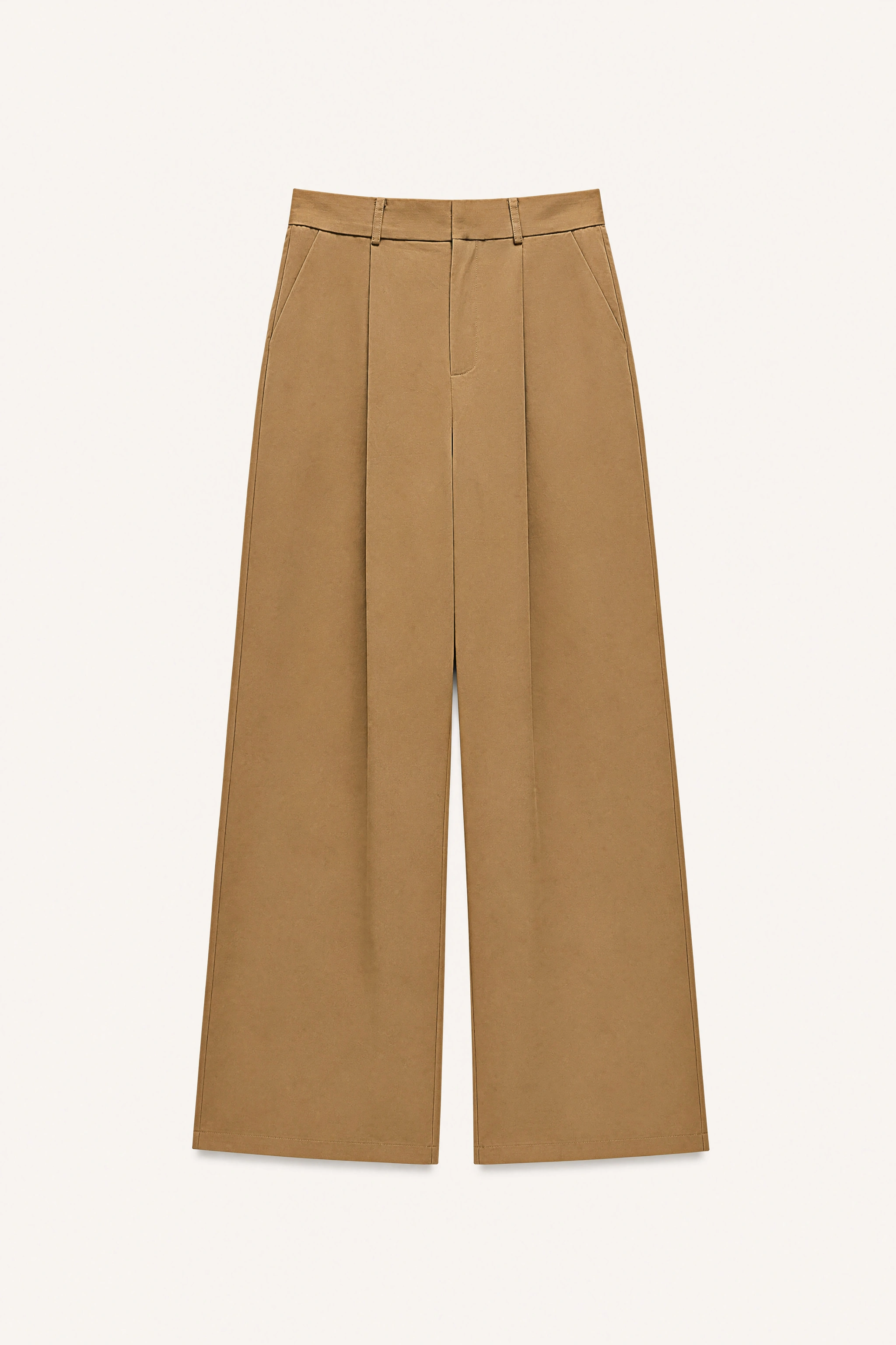 Gerade Hose mit Bügelfalten