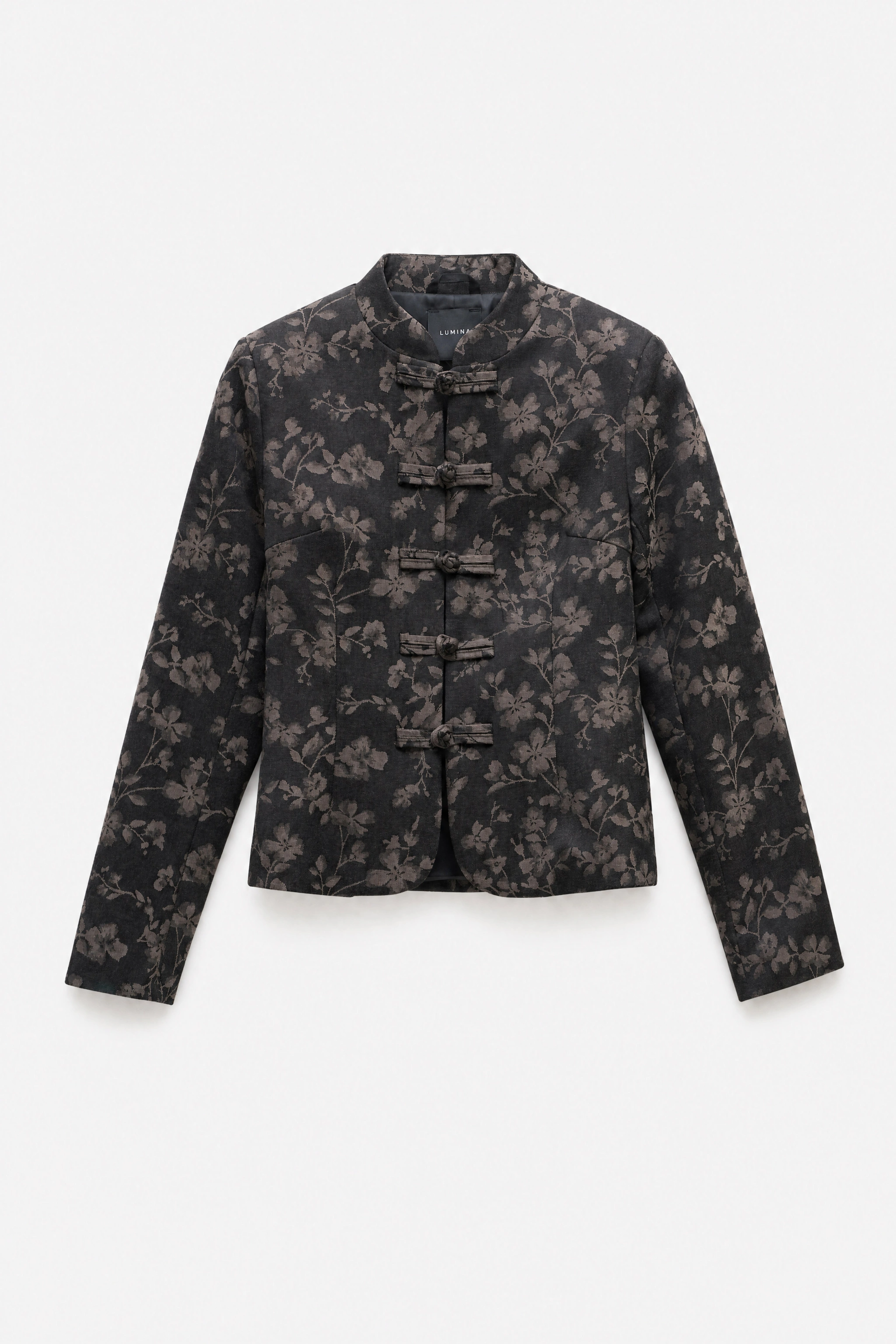 Taillierter Blazer mit Stehkragen