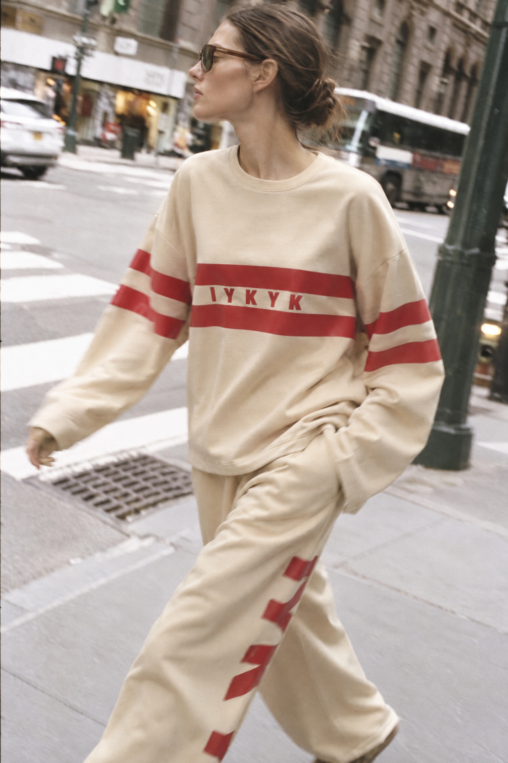 Lässiger Pullover mit Print