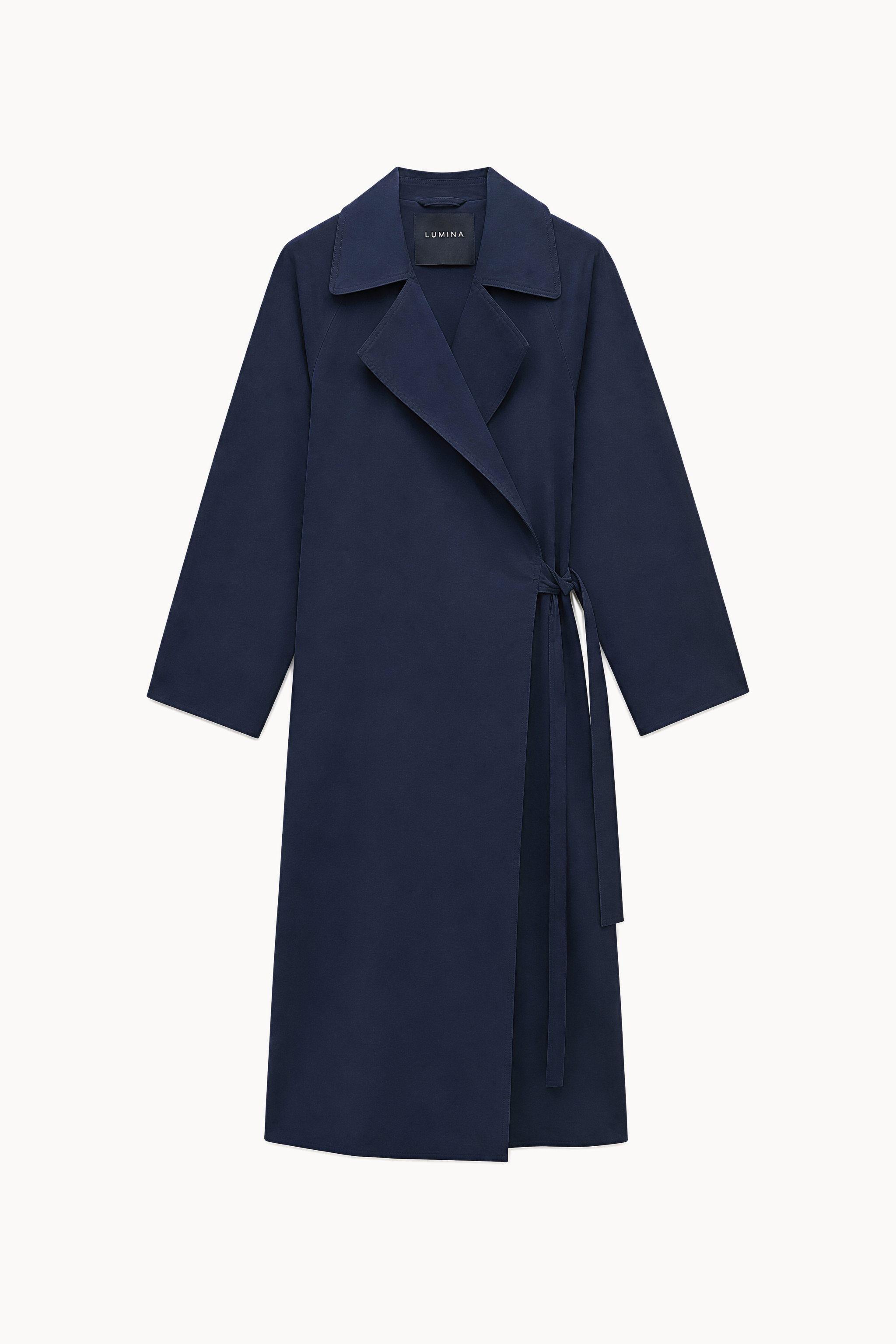 Maxi-Wickelmantel mit Revers