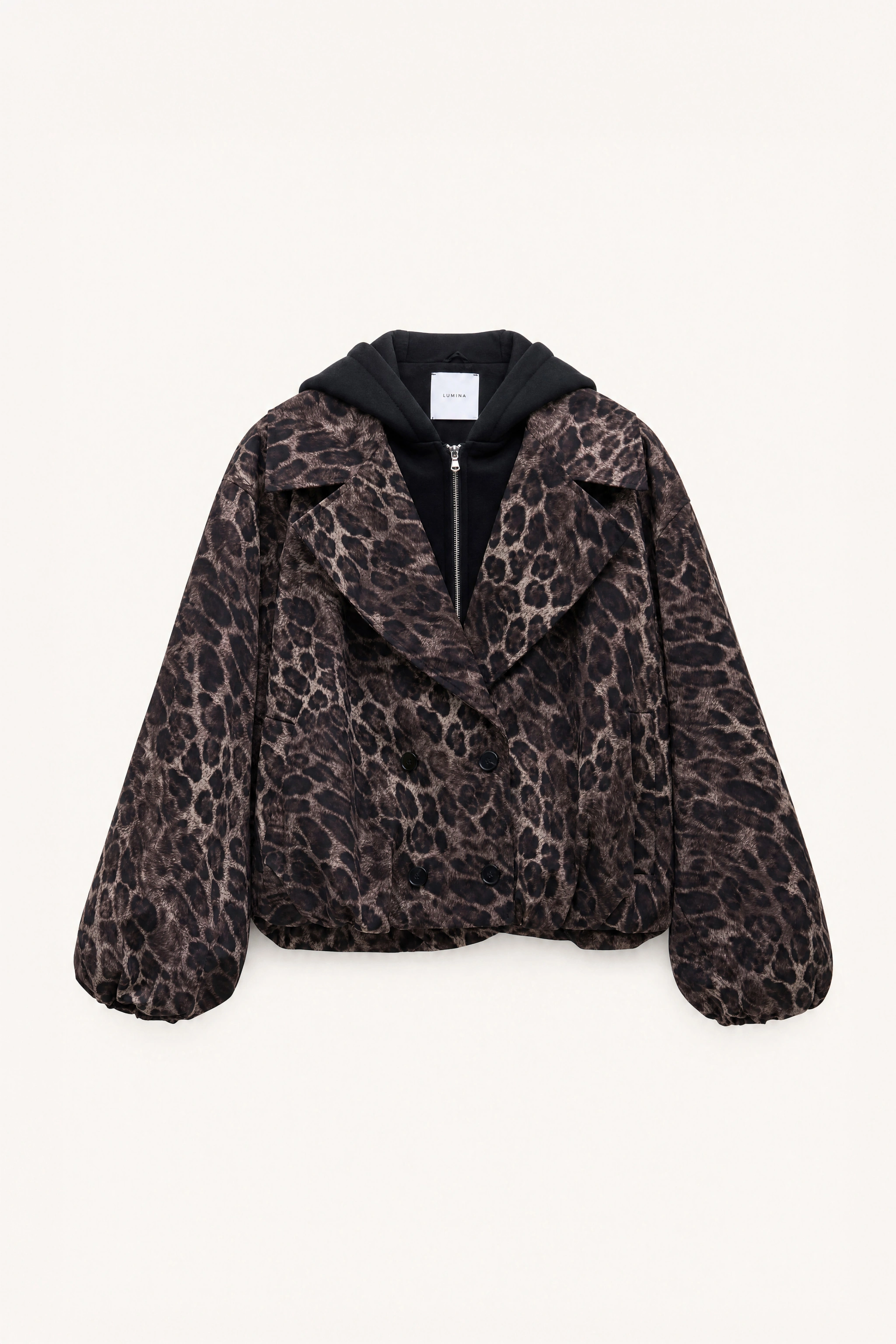 Oversized Jacke mit Kapuze