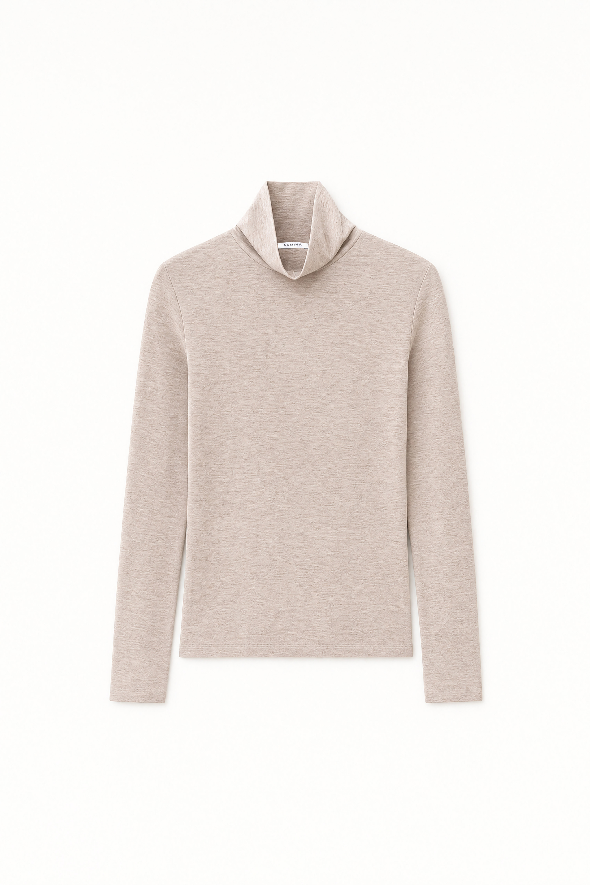 Taillierter Rollkragenpullover
