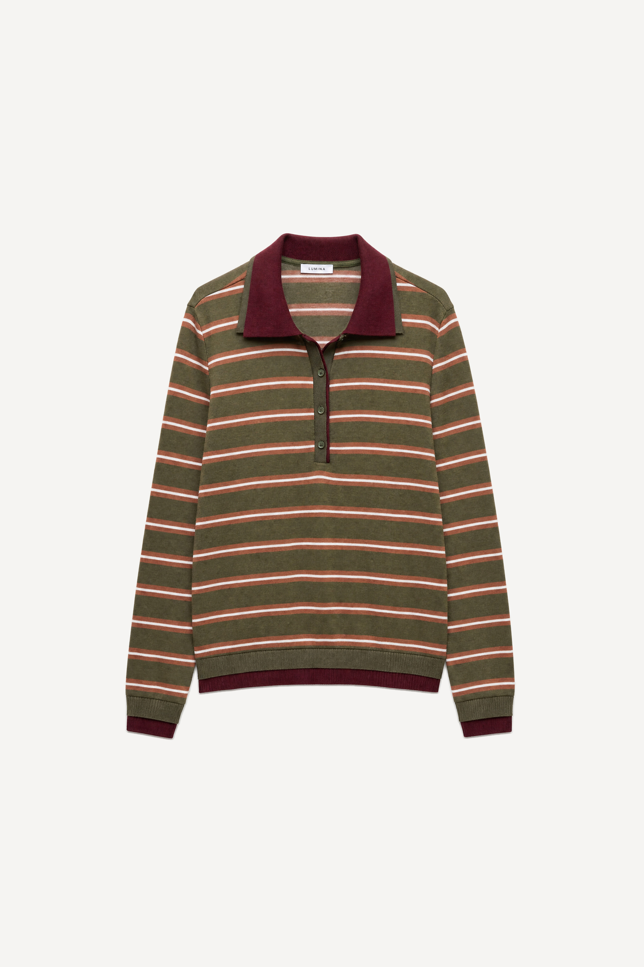 Polo-Shirt mit langem Arm