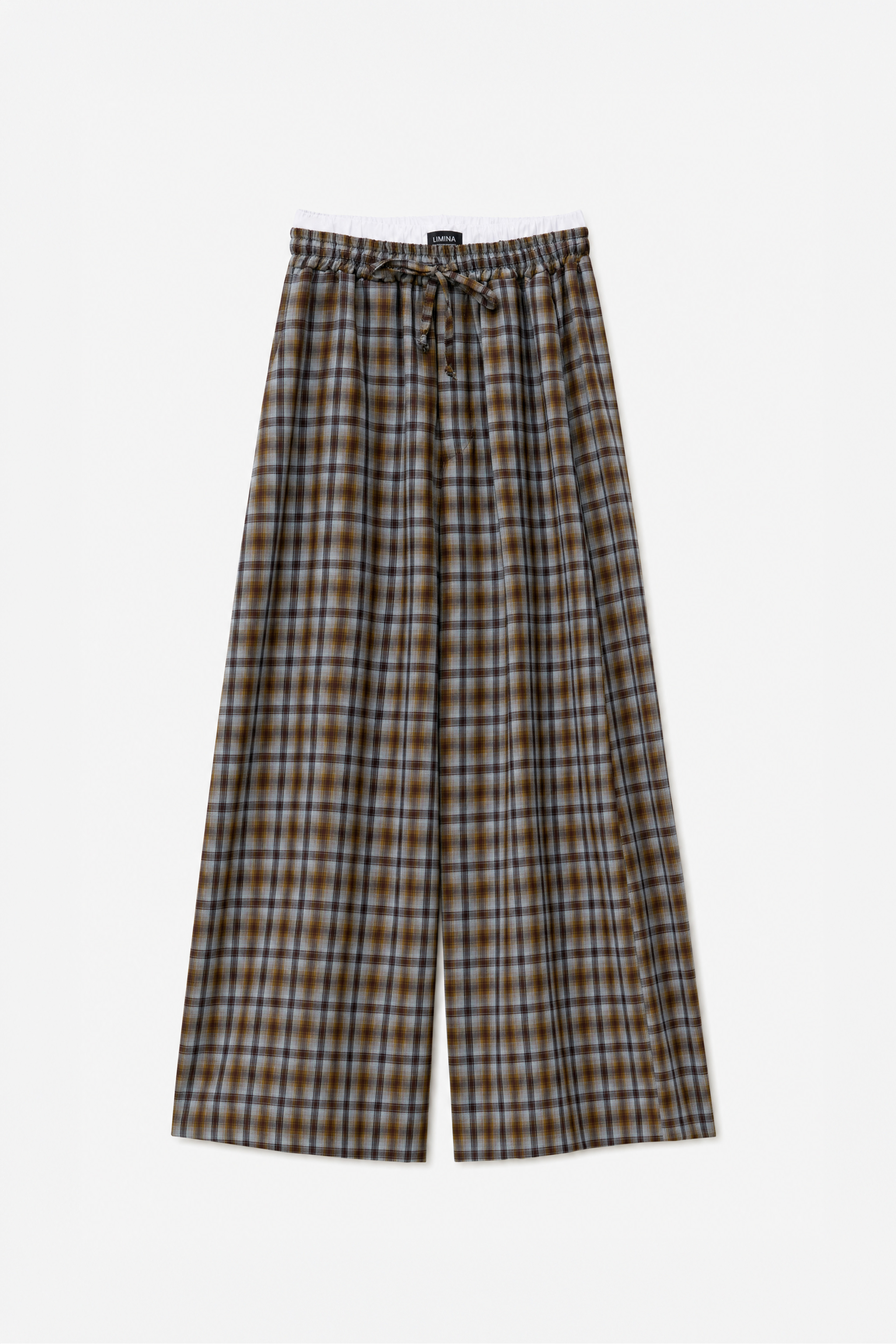 Weite Hose mit hohem Bund