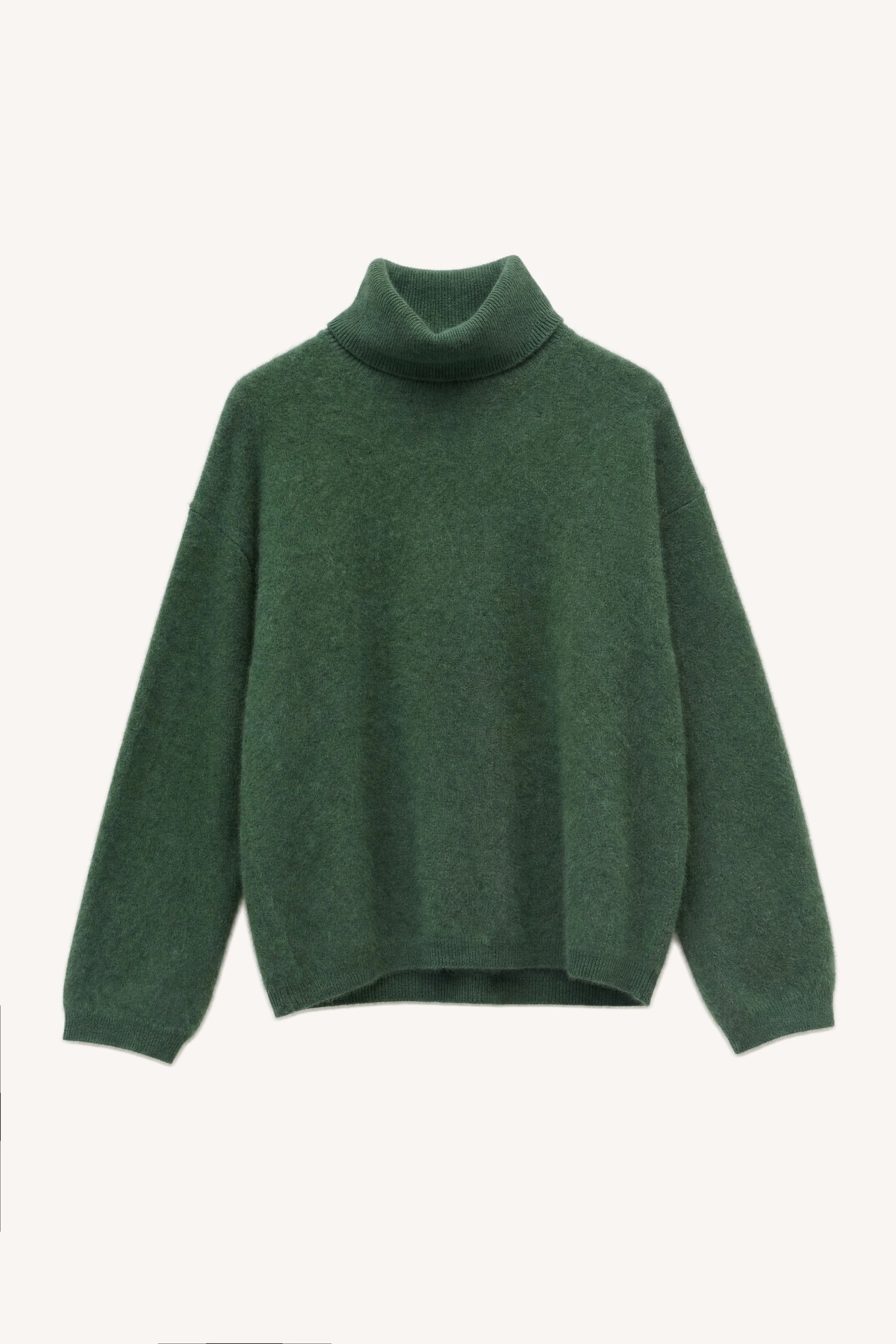 Rollkragenpullover, gerader Schnitt