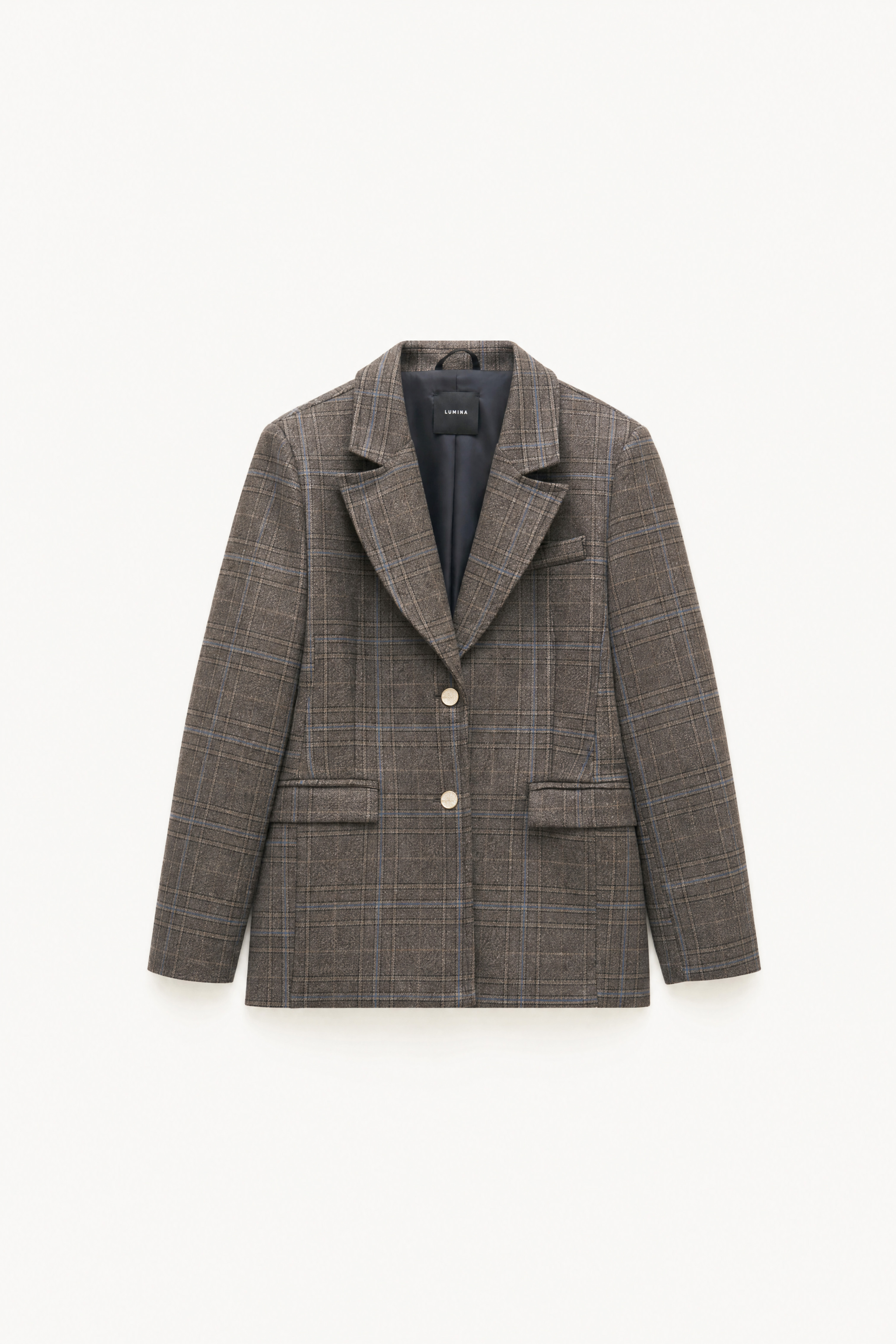 Taillierter Karo-Blazer