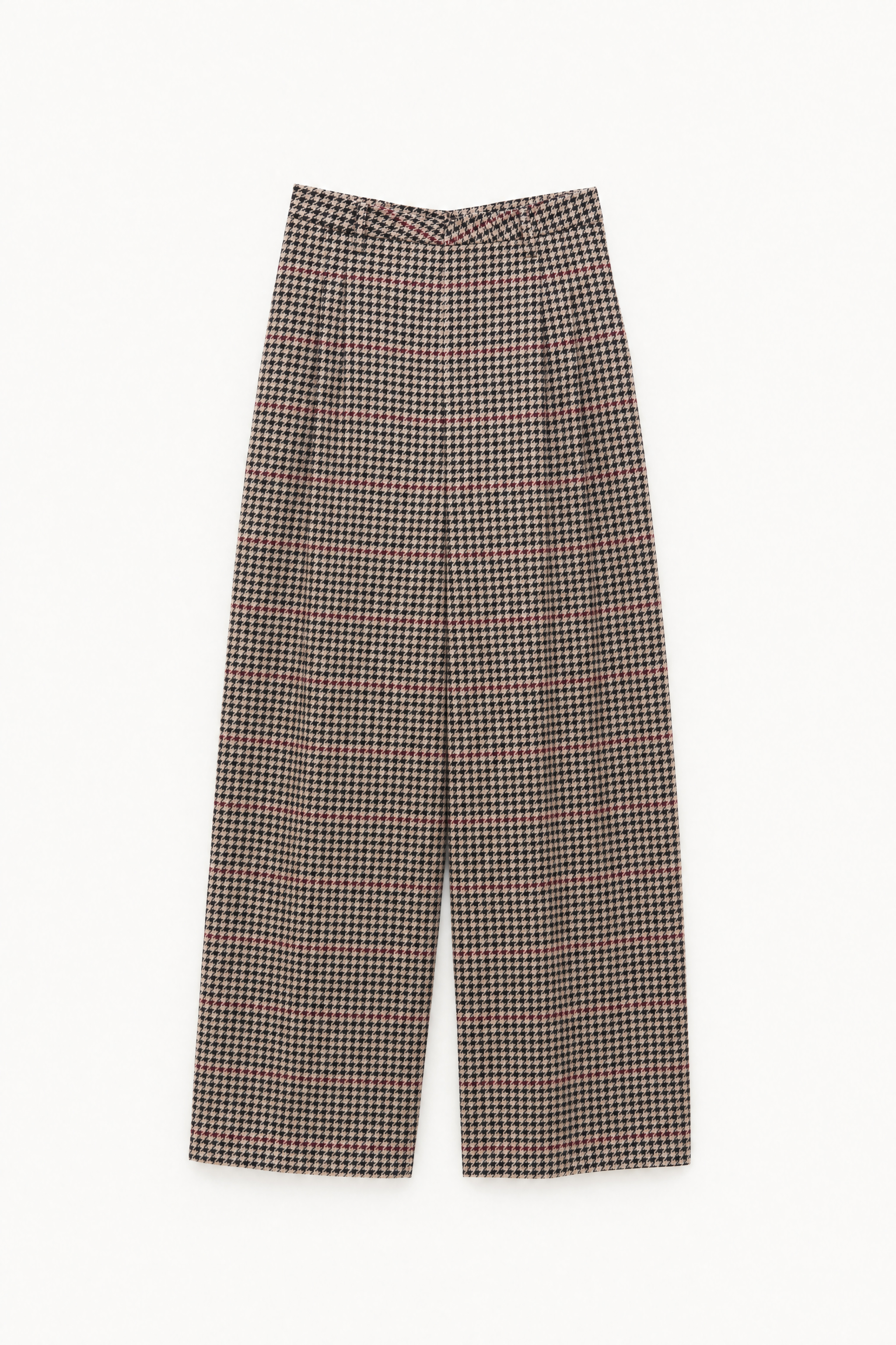 Hochbundweite Hose mit weitem Bein