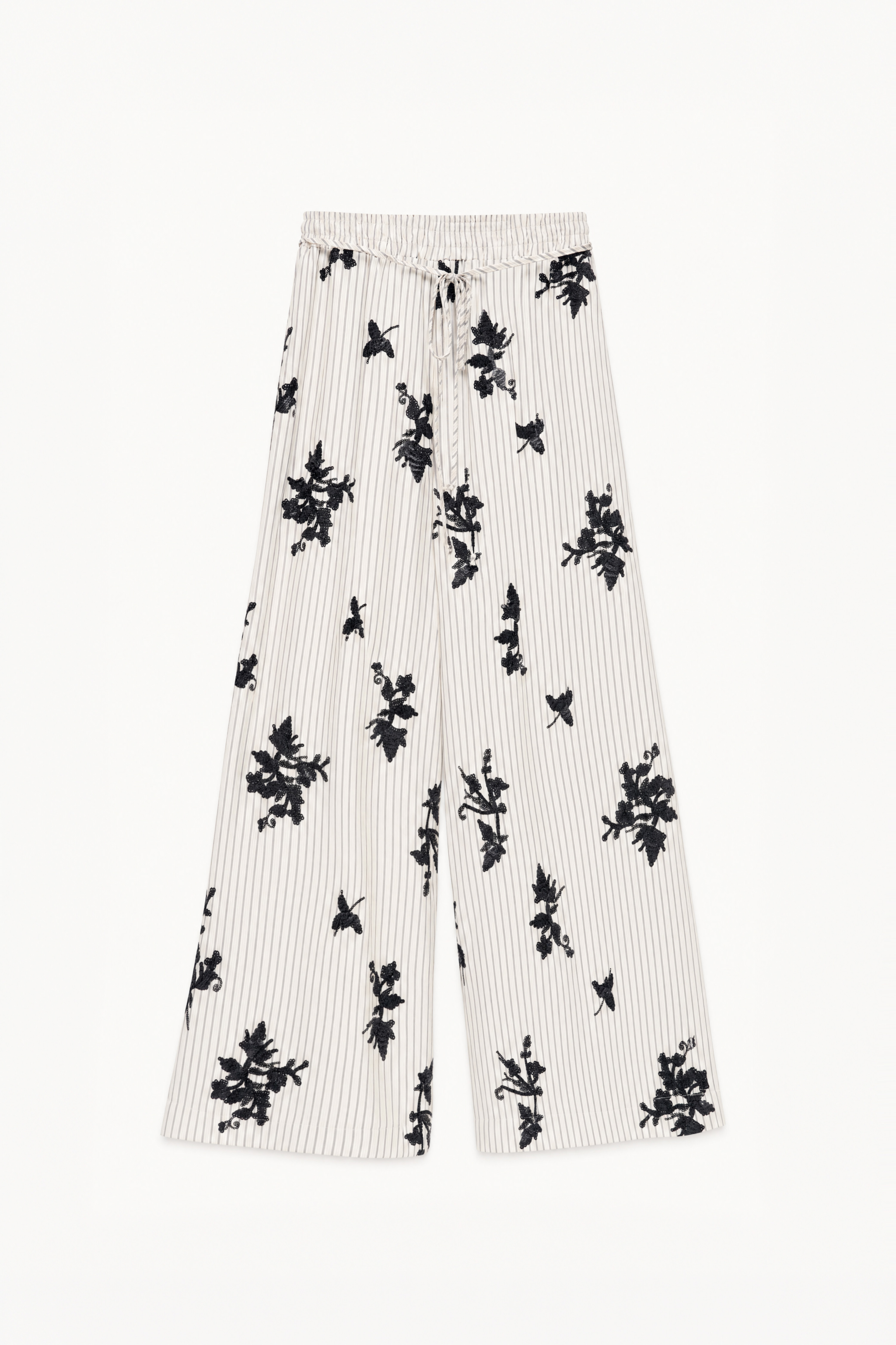 Wide‑Leg Hose mit Kordelzug
