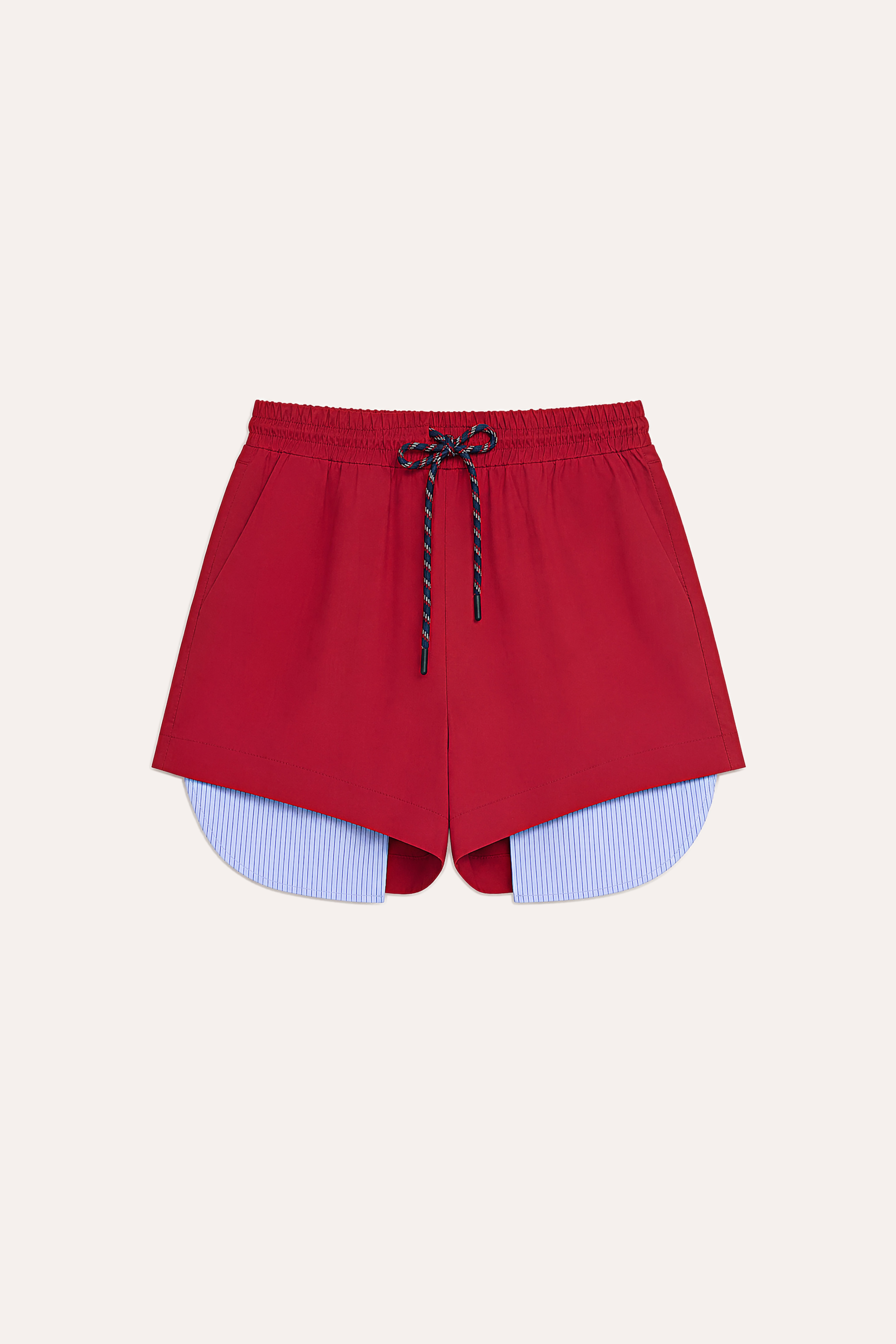 Shorts mit Gummibund und Kordel