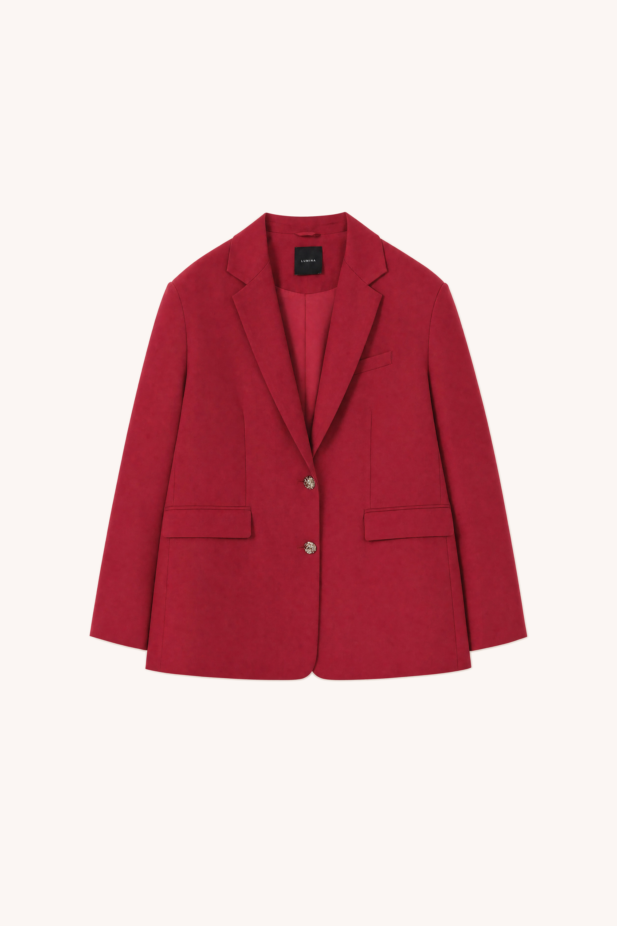 Oversized-Blazer mit Revers