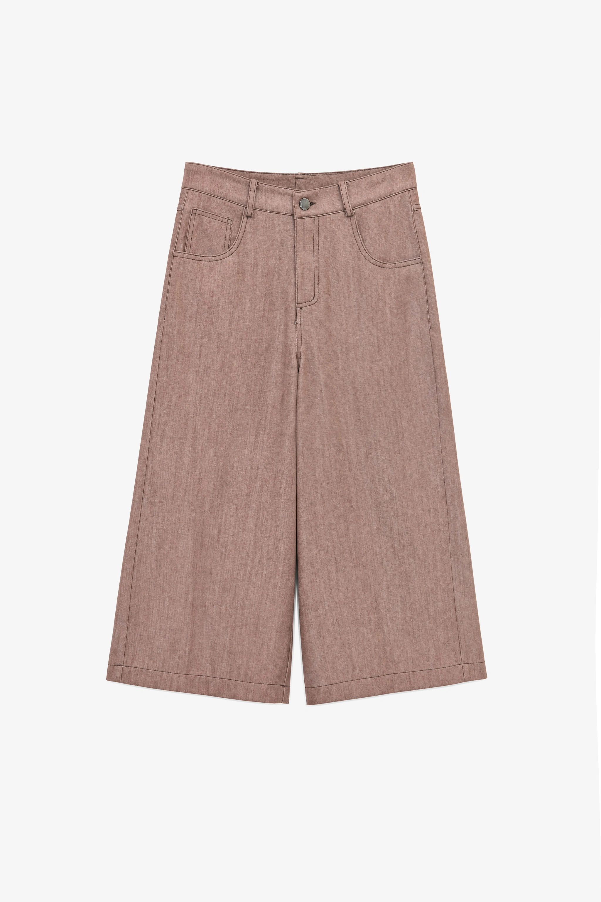 Bermudas mit hohem Bund