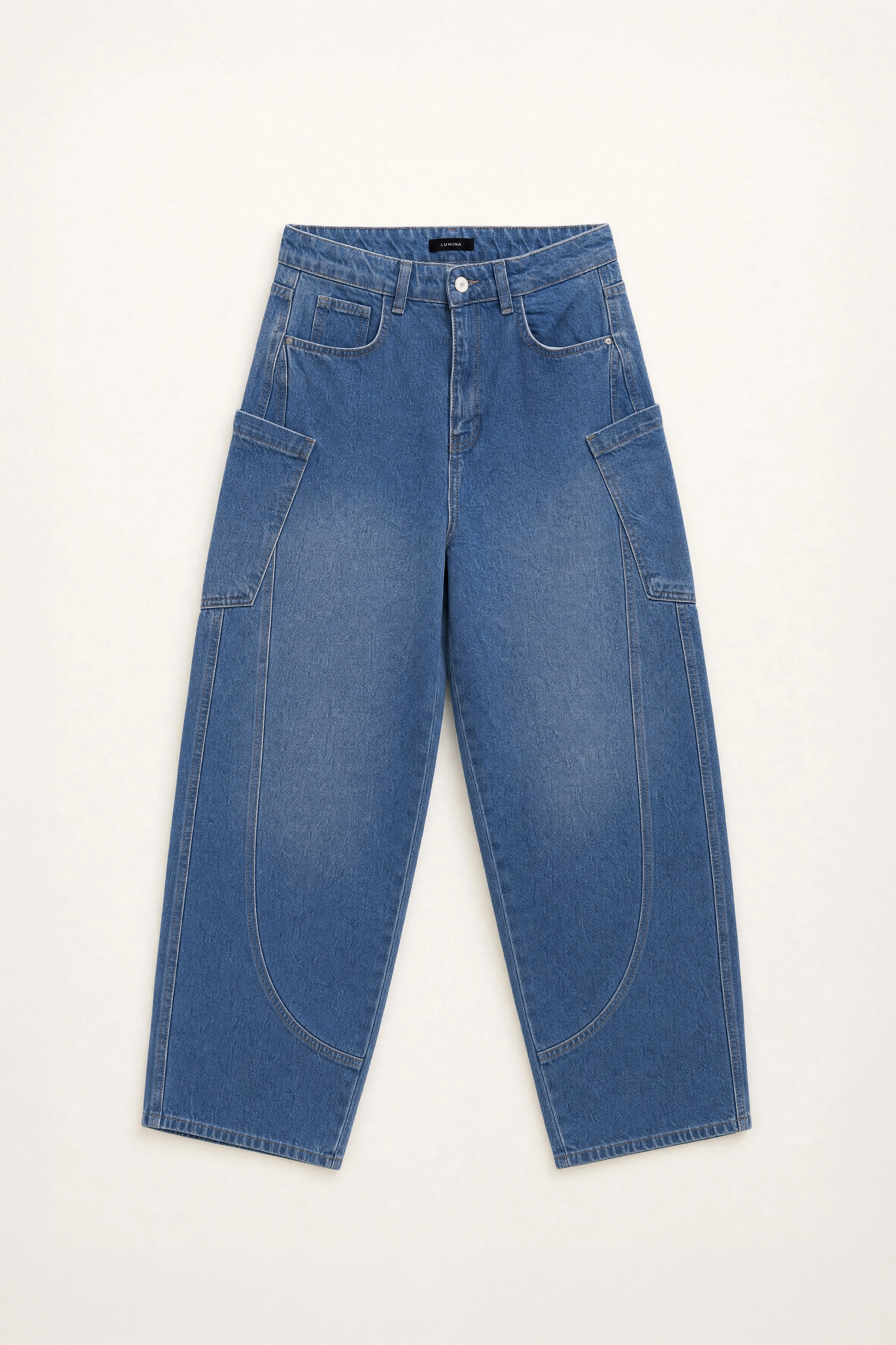 Cargo‑Hose mit hohem Bund