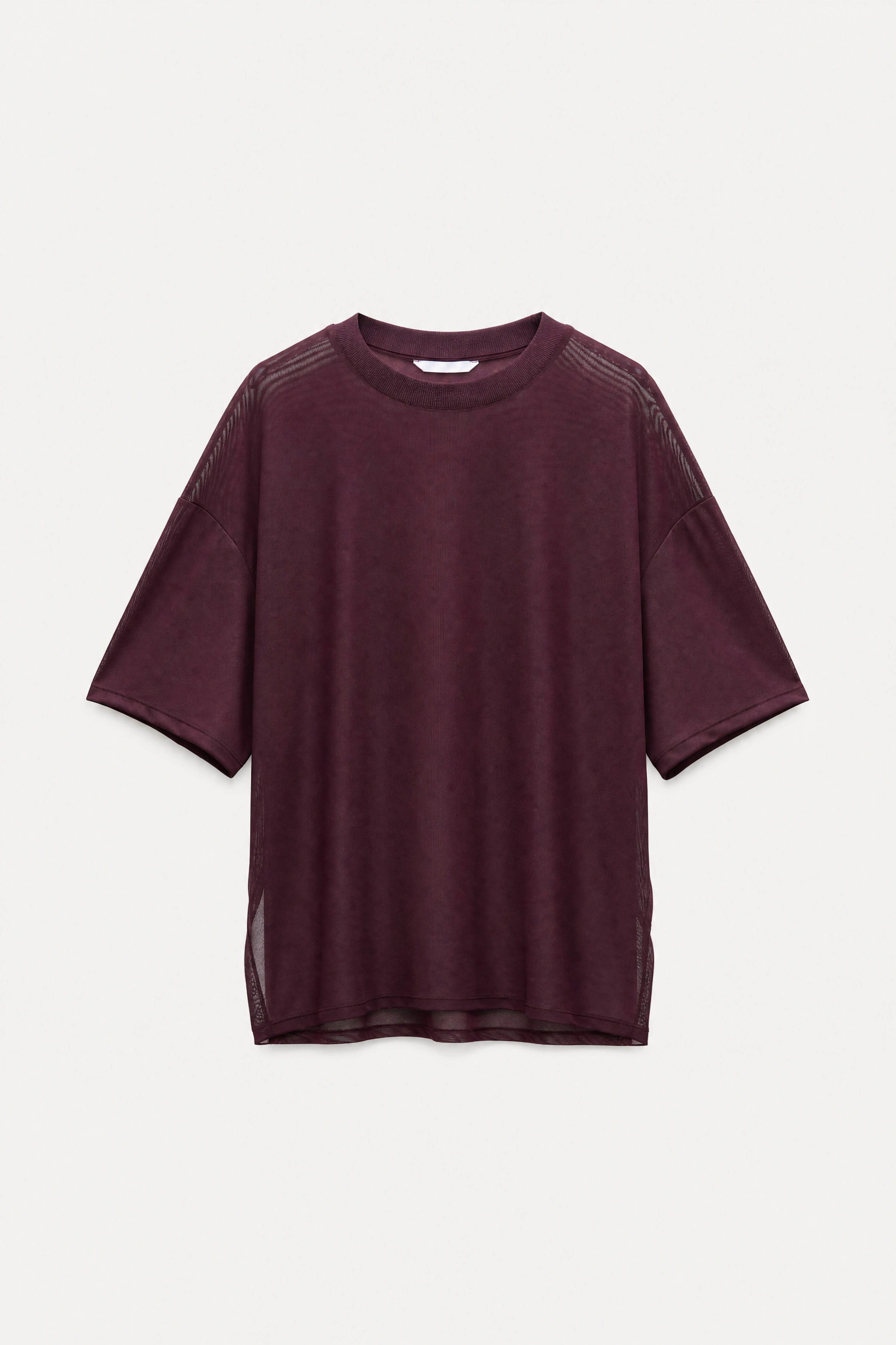 Oversized T‑Shirt aus Tüll