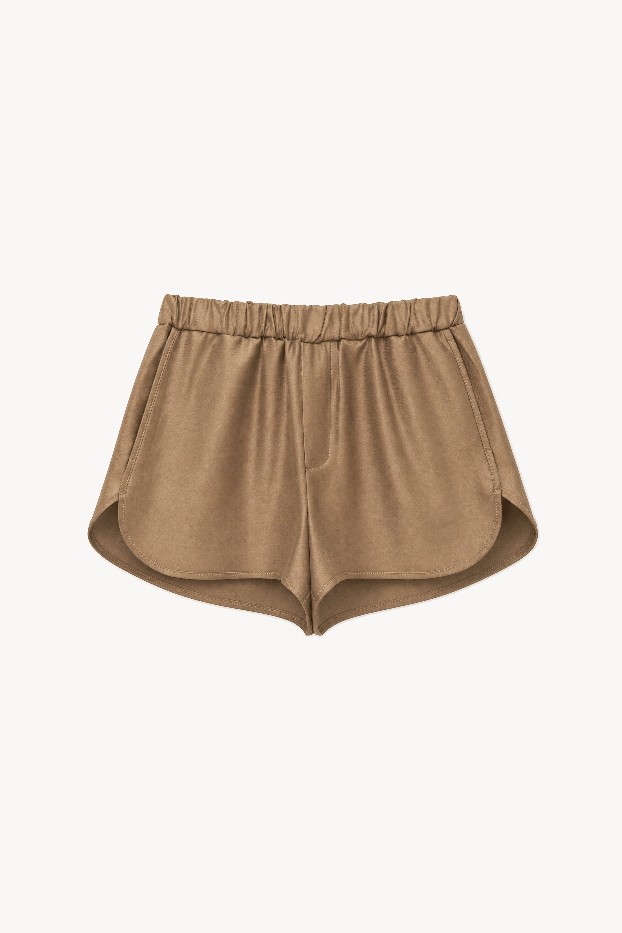 Satinhose mit elastischem Bund (Shorts)
