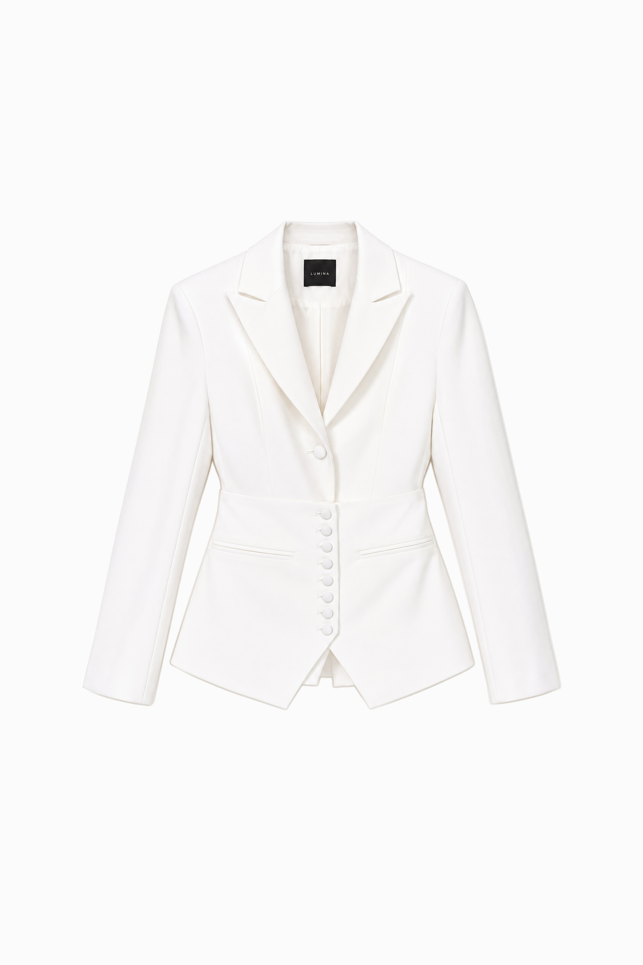 Taillierter Blazer mit Revers