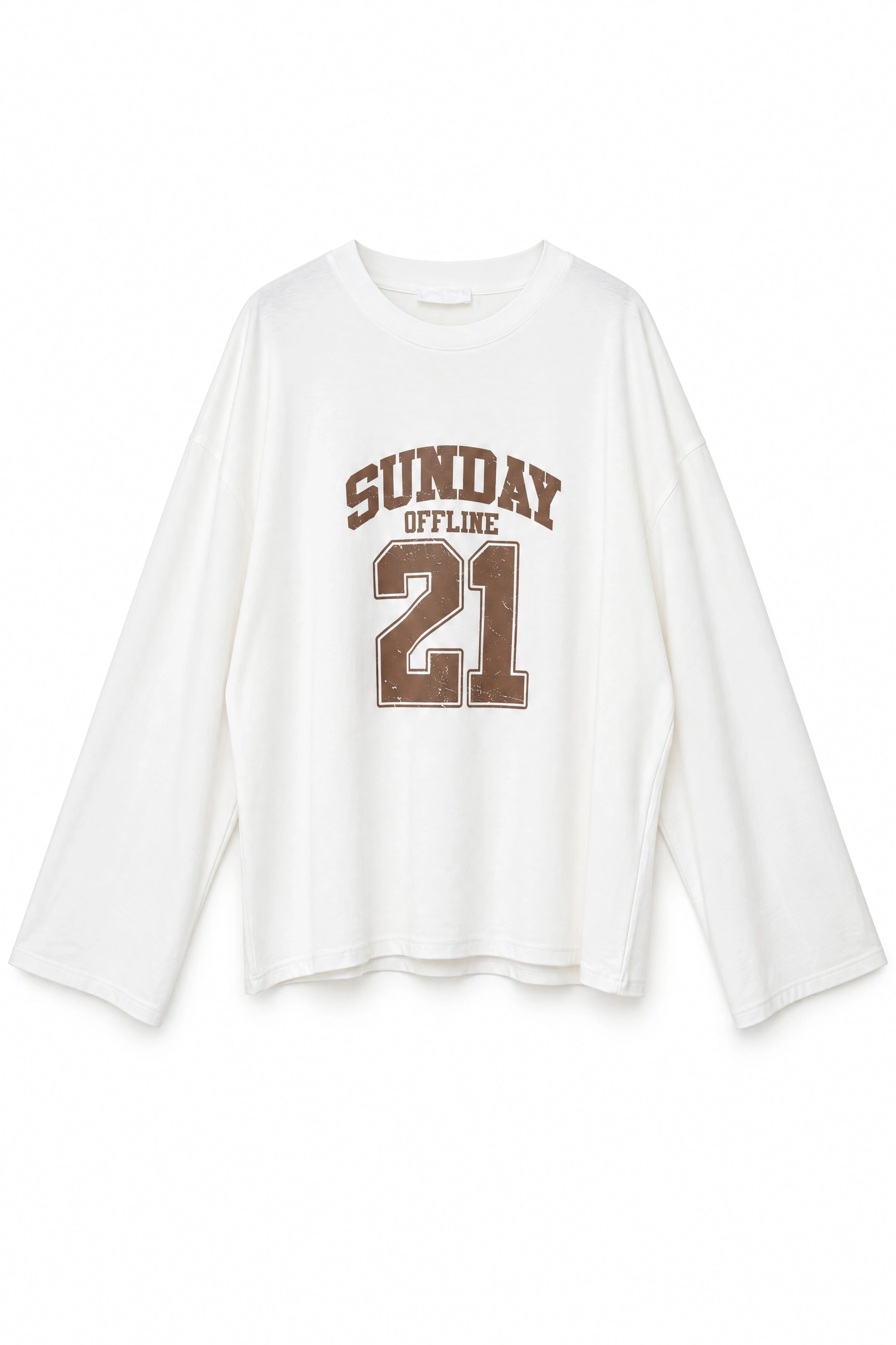 Oversize T‑Shirt mit Druck