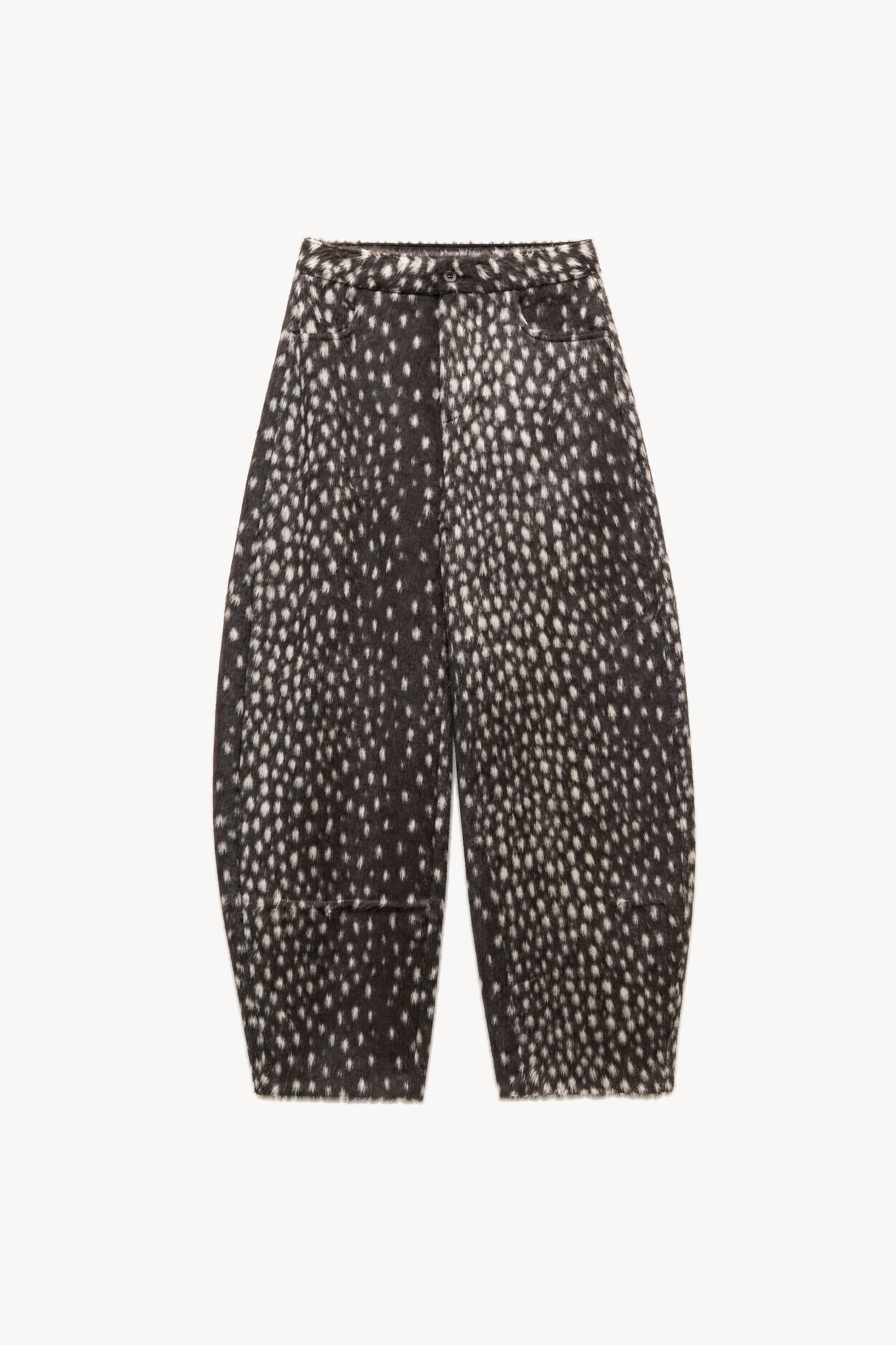 Baggy-Hose mit hohem Bund