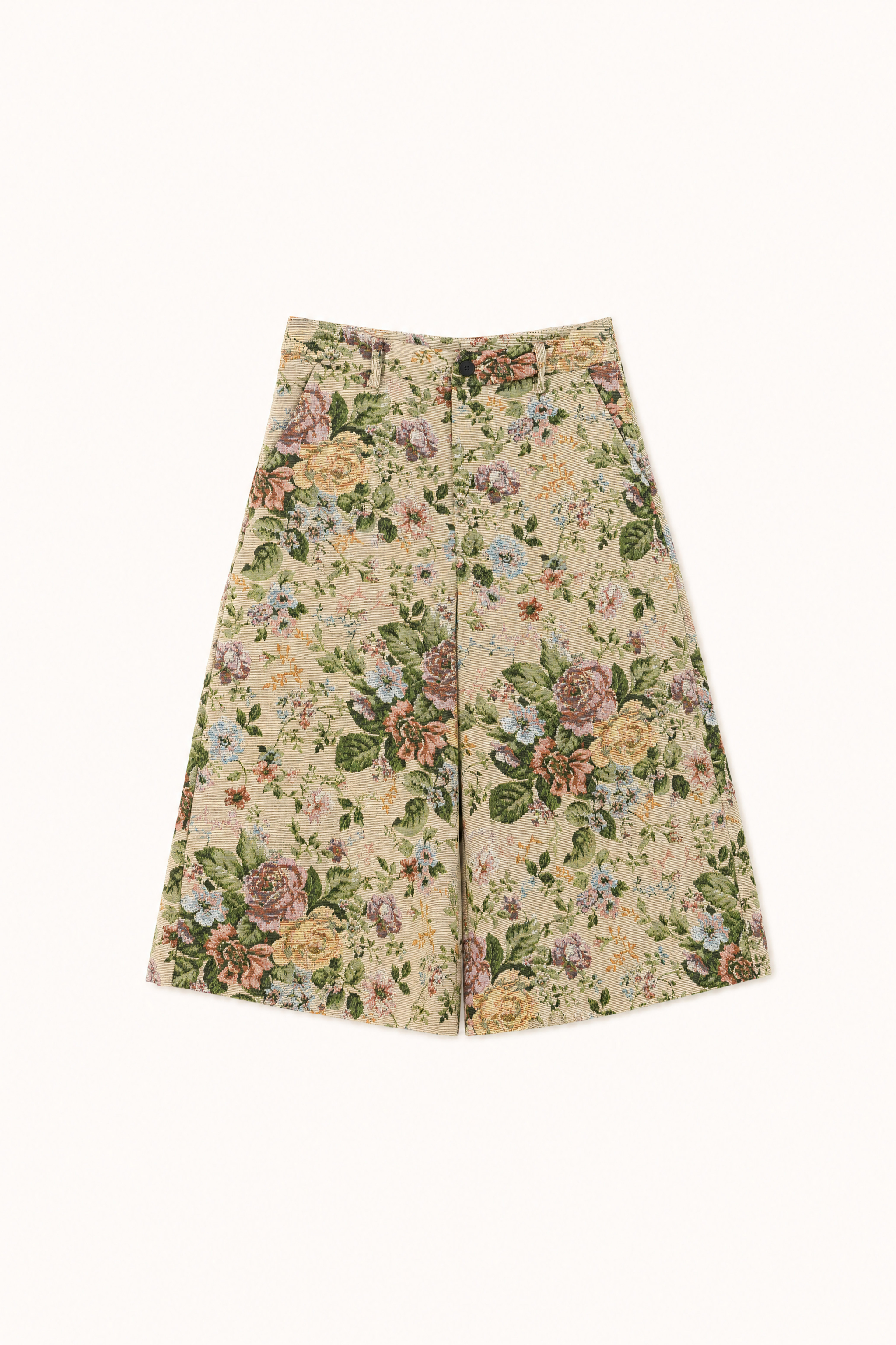 Plissierte Bermudashorts
