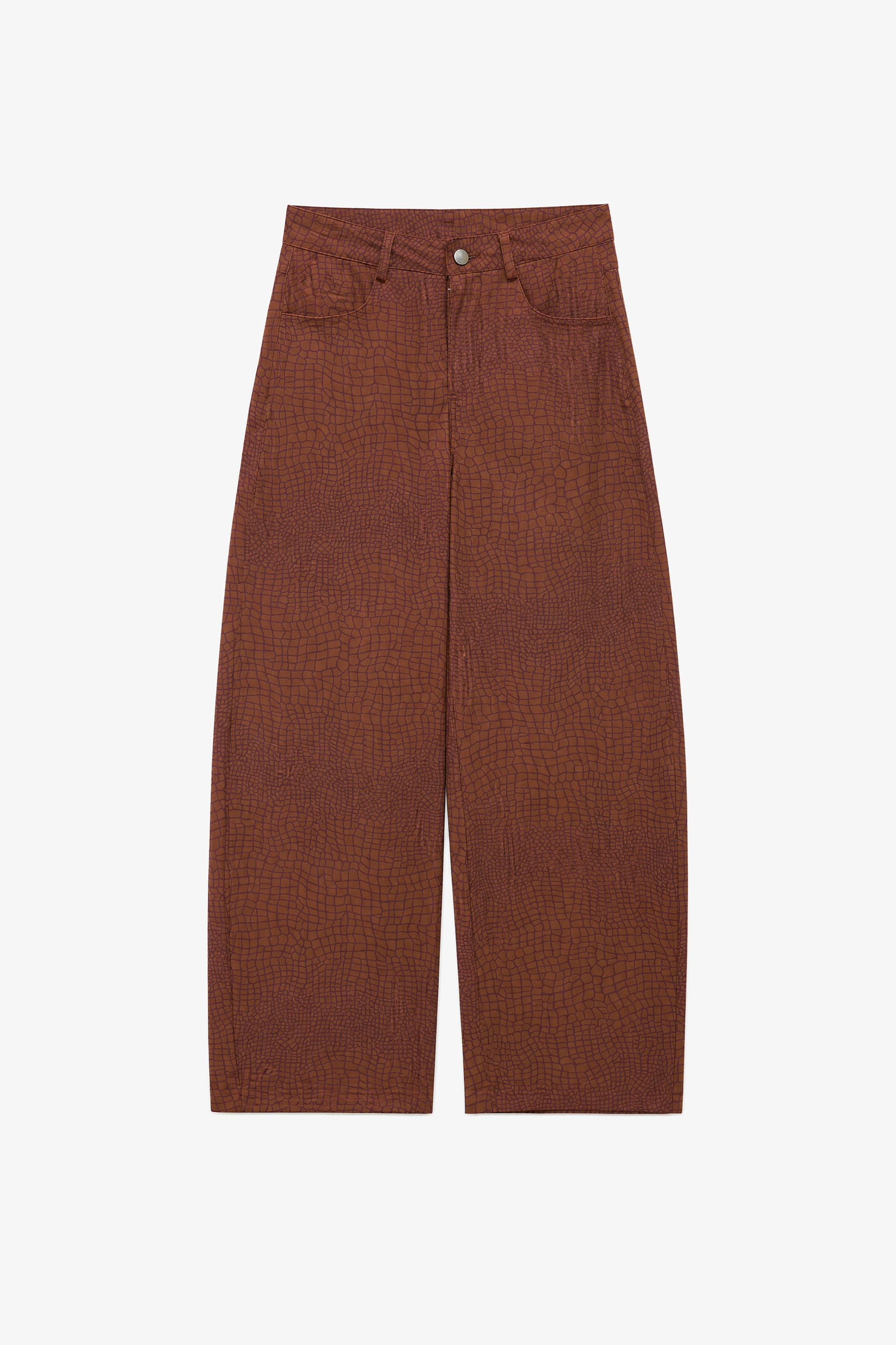 Hochtaillierte Wide-Leg-Hose
