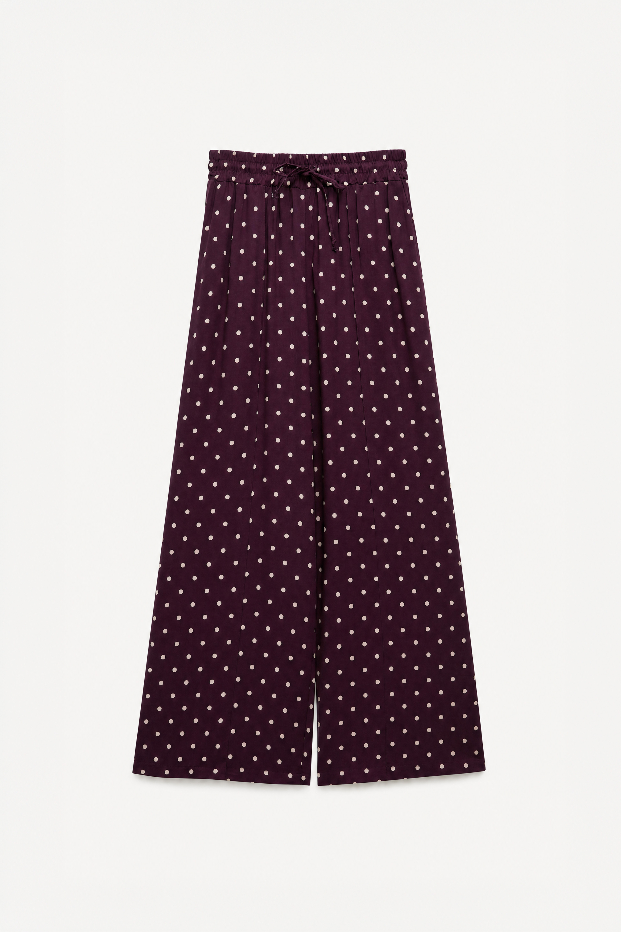 Weit geschnittene Hose mit Kordel