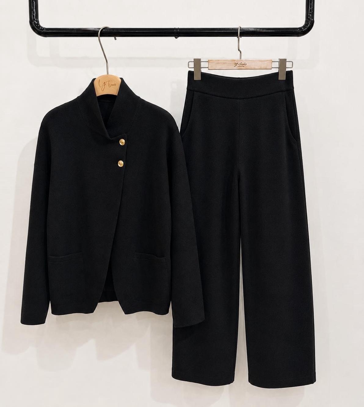Cardigan mit Stehkragen