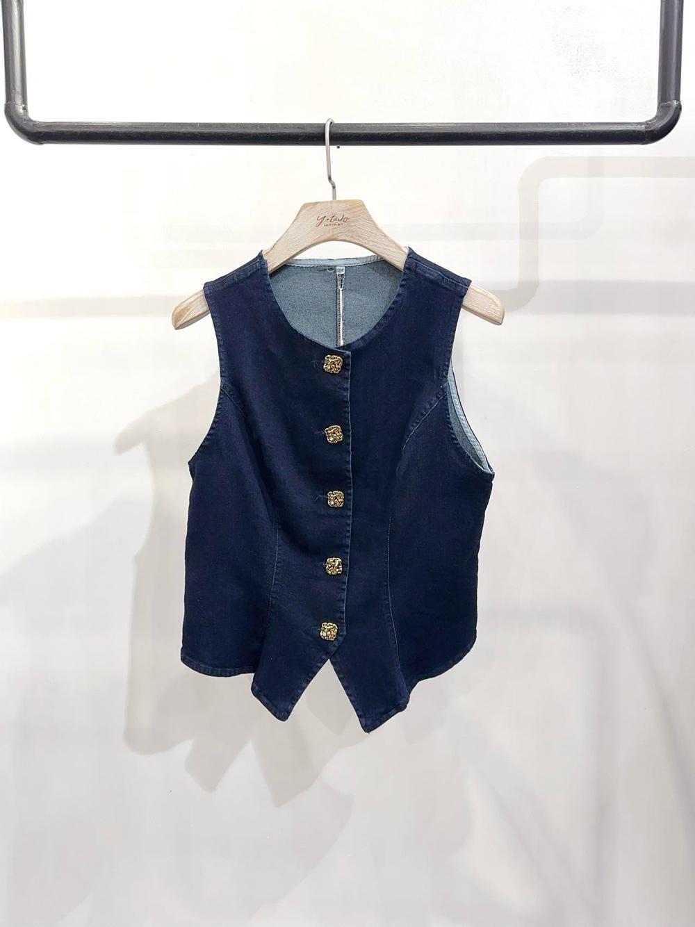 Asymmetrische Taillierte Weste
