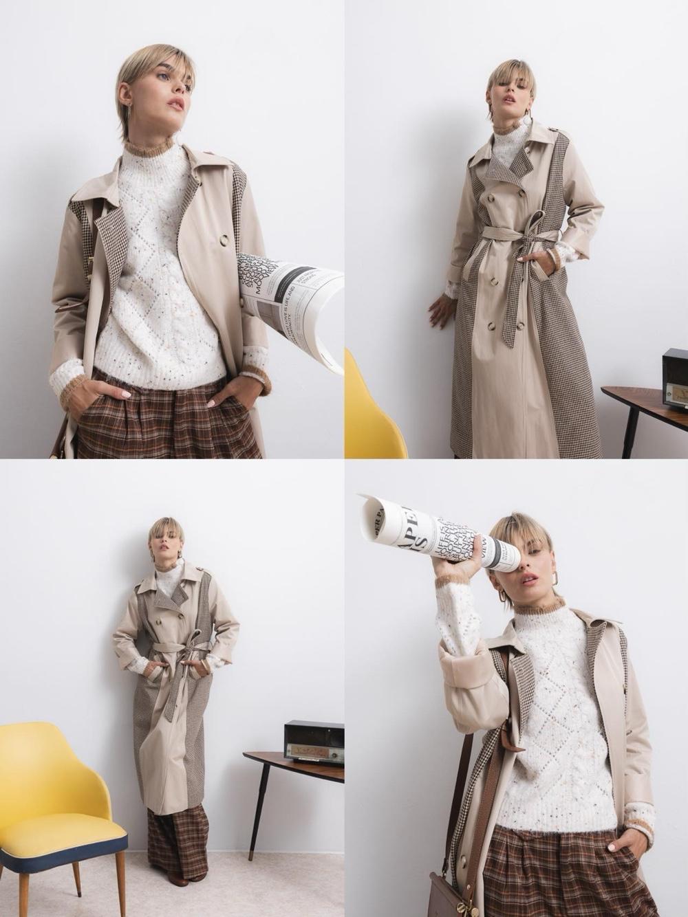 Oversize-Jacke mit Kapuze