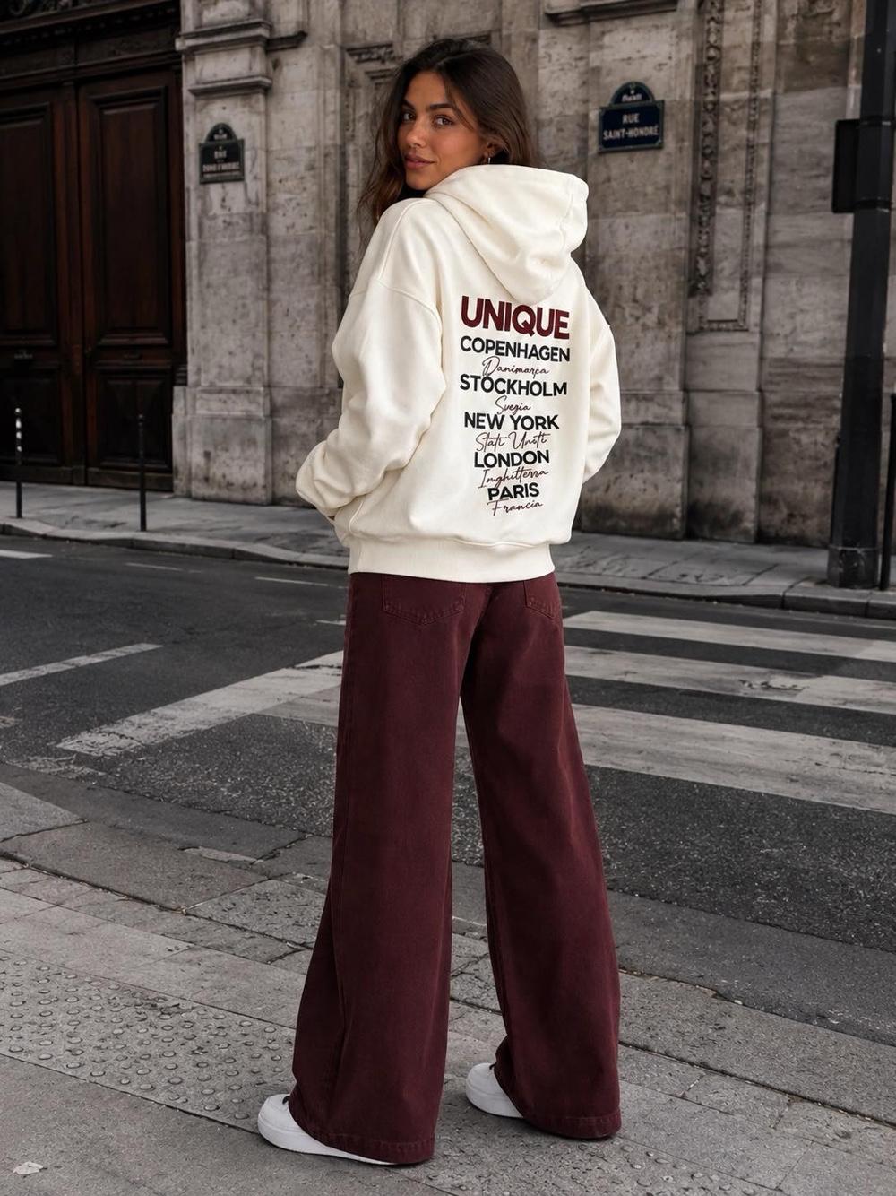 Oversize Kapuzenpullover