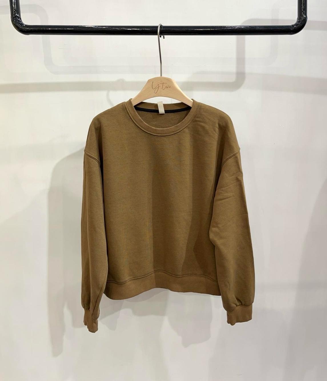 Oversized Sweatshirt mit Rundhalsausschnitt