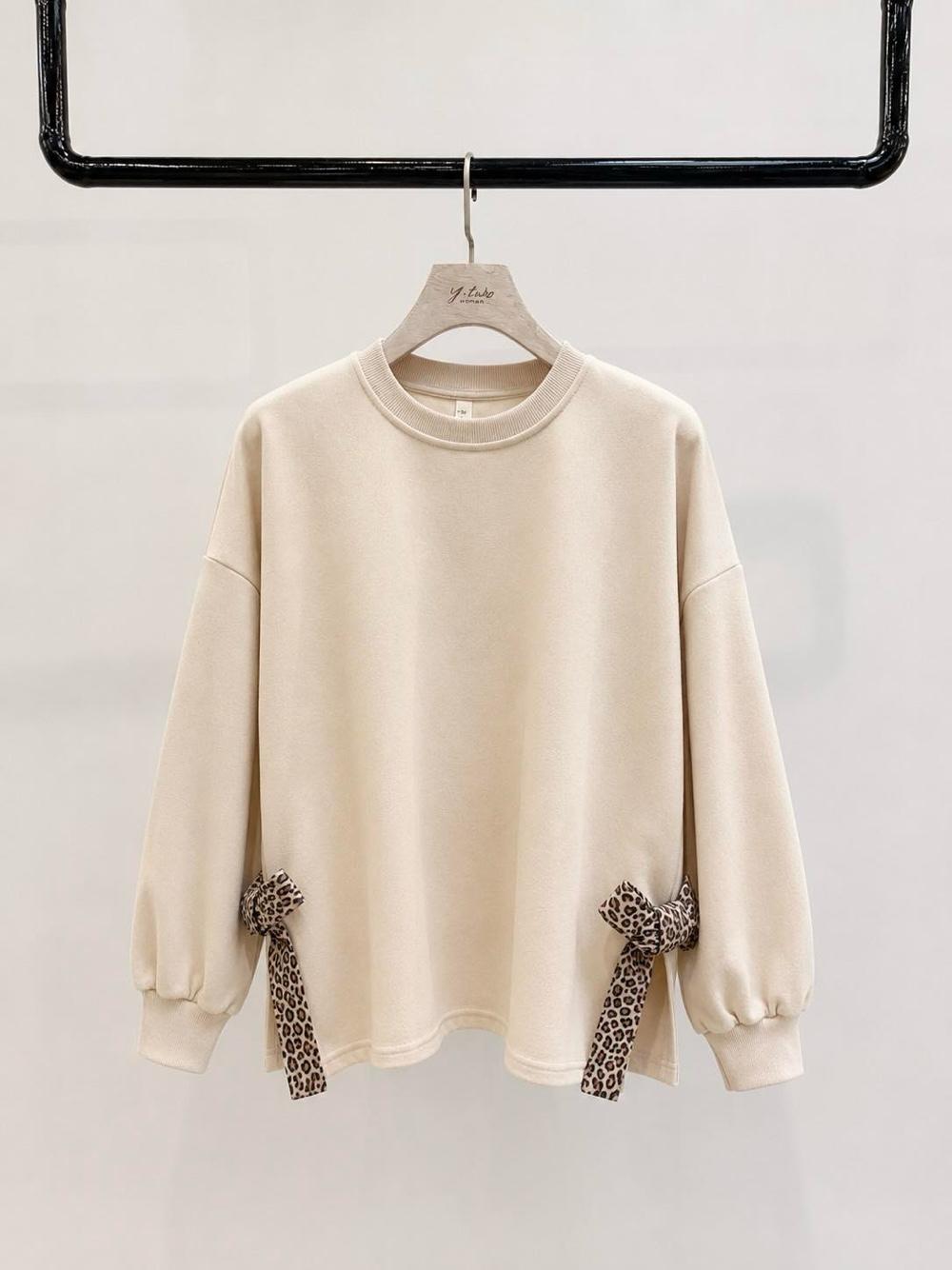 Oversize-Sweatshirt mit Schleifen