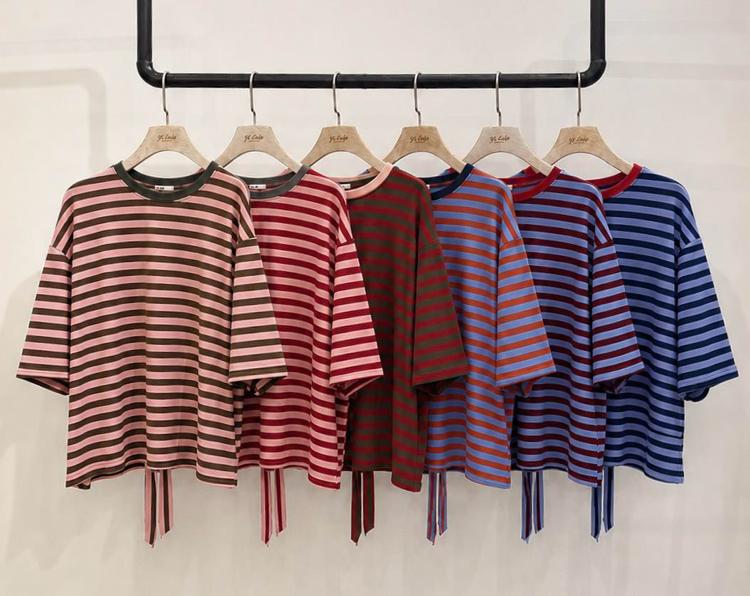 Oversize‑T‑Shirt mit Kordel