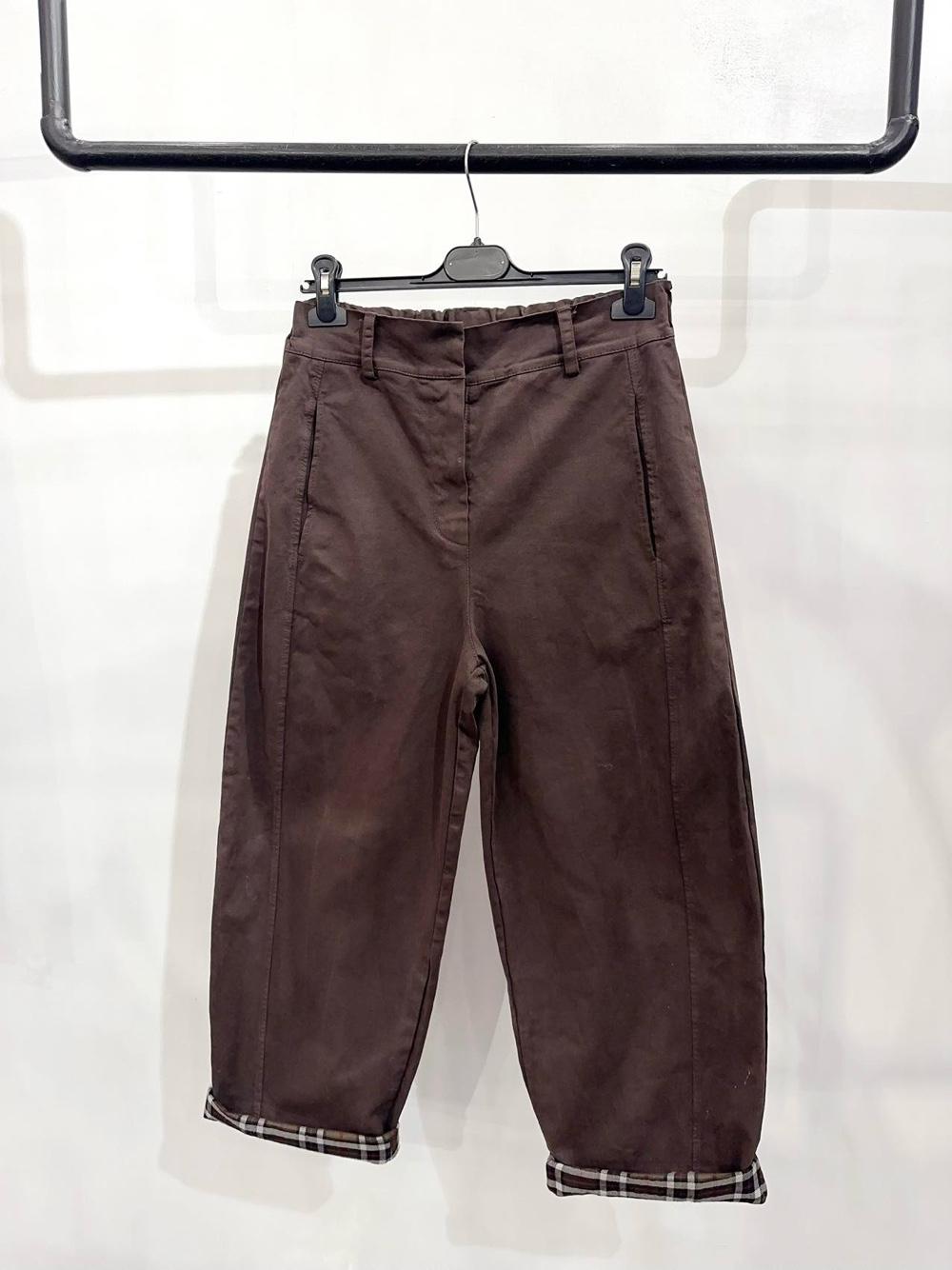 Gerade Hose mit Hoher Taille