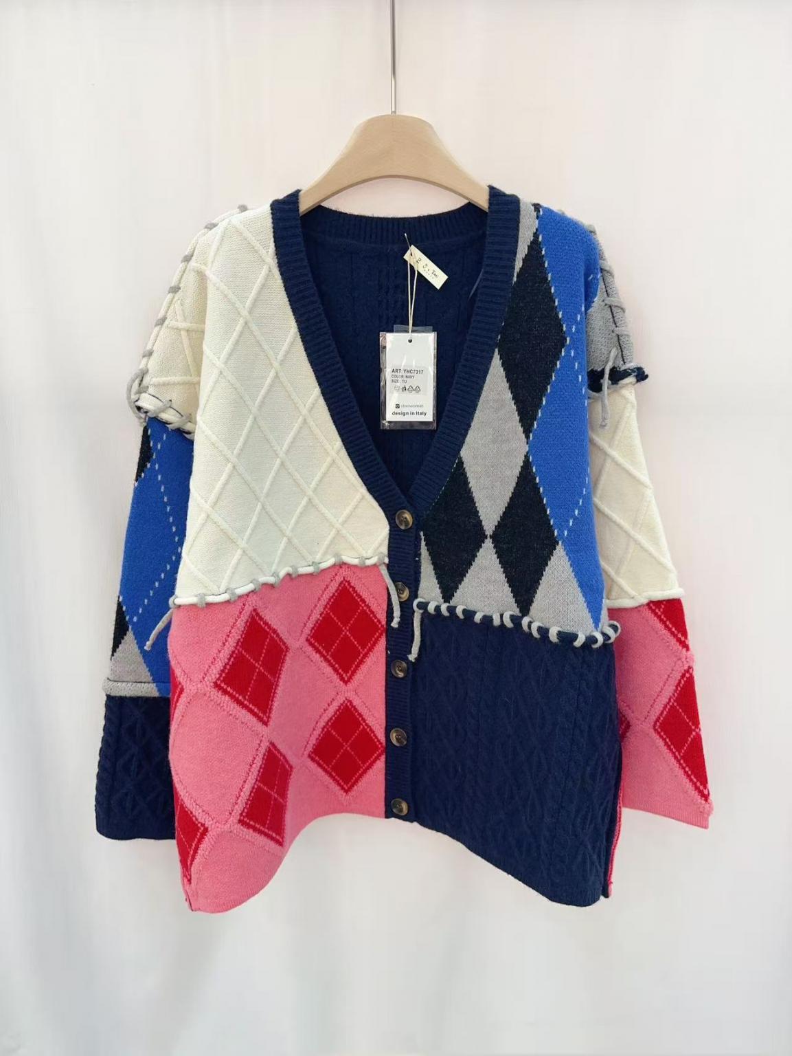Lockerer Cardigan mit Taschen
