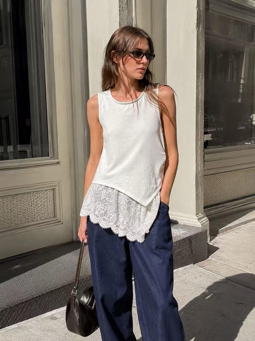 Asymmetrisches Top mit Spitze
