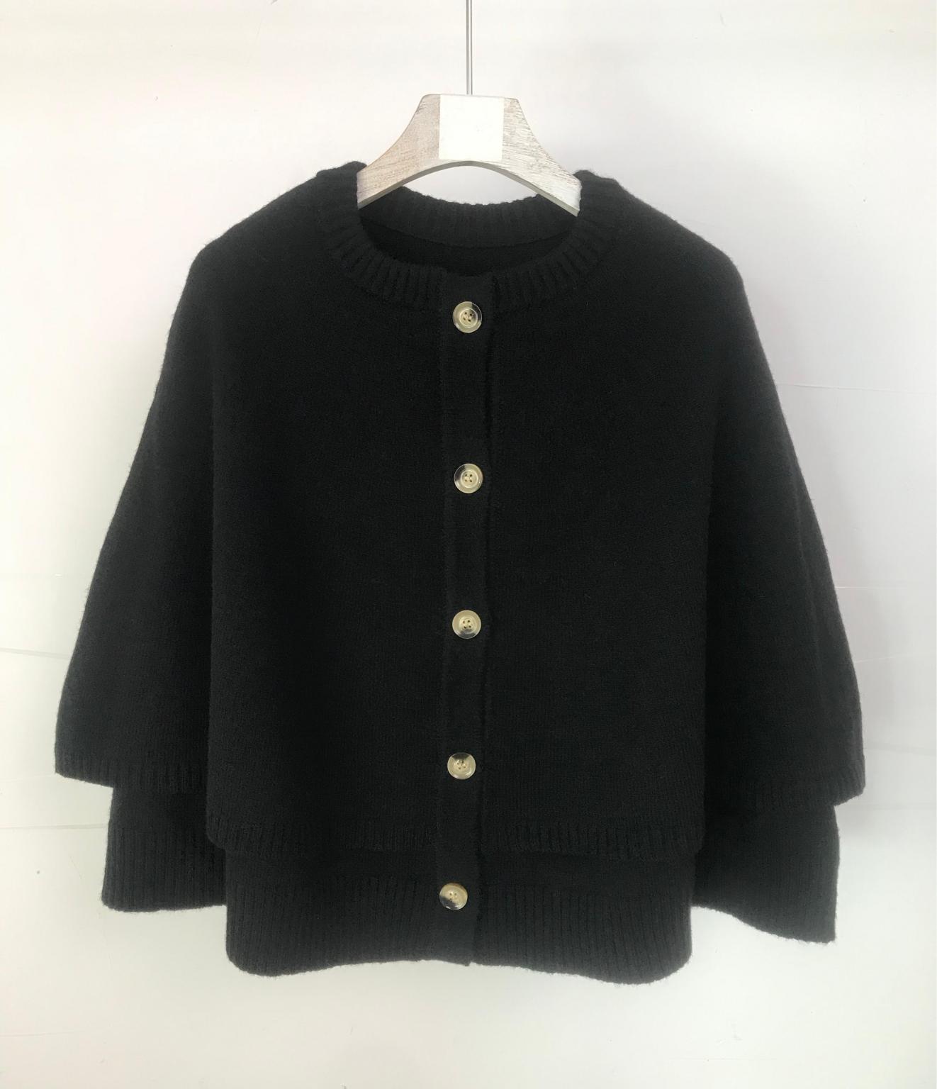 Boxy Cardigan 3/4-Arm