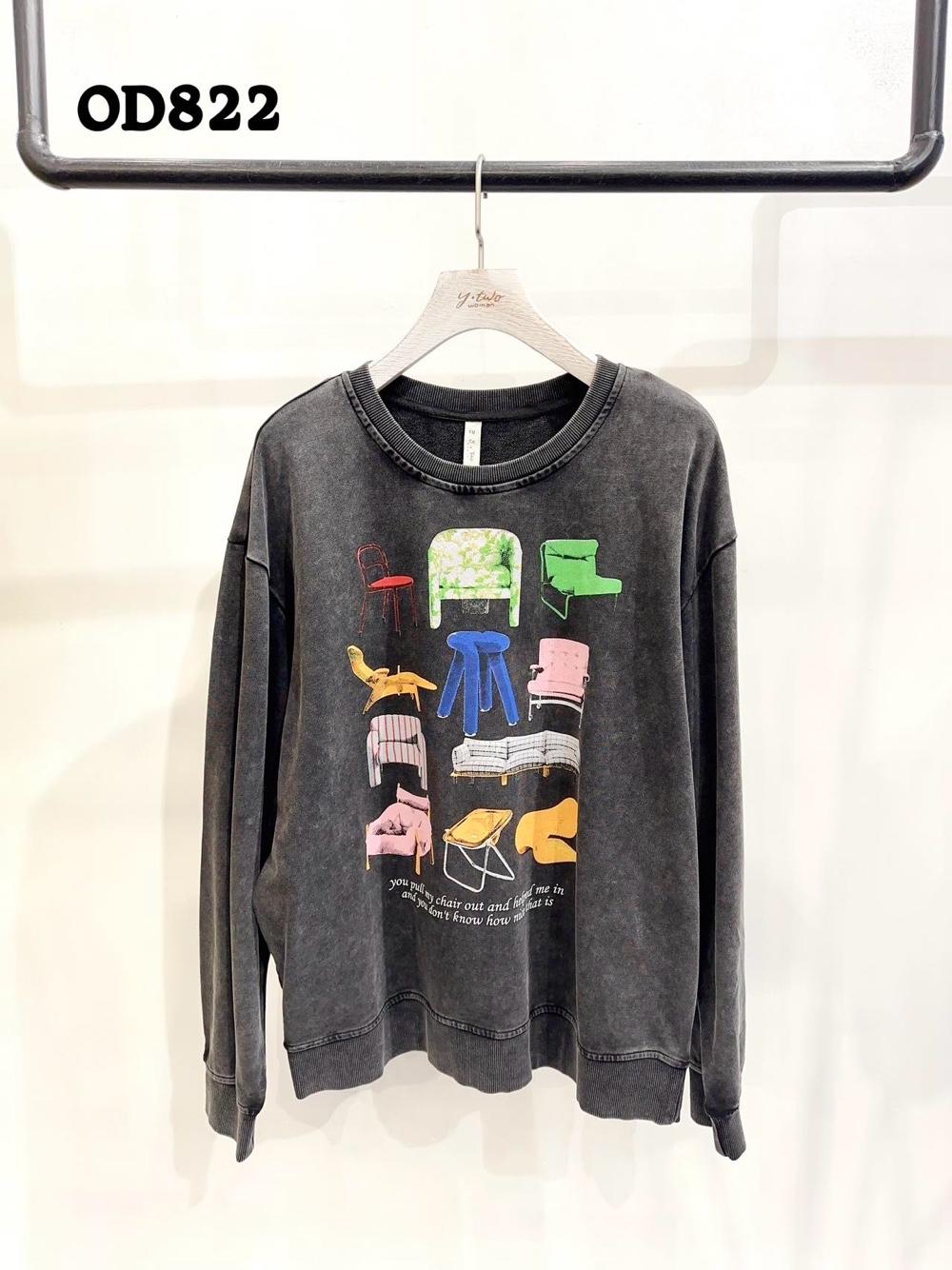 Oversized Sweatshirt mit Print