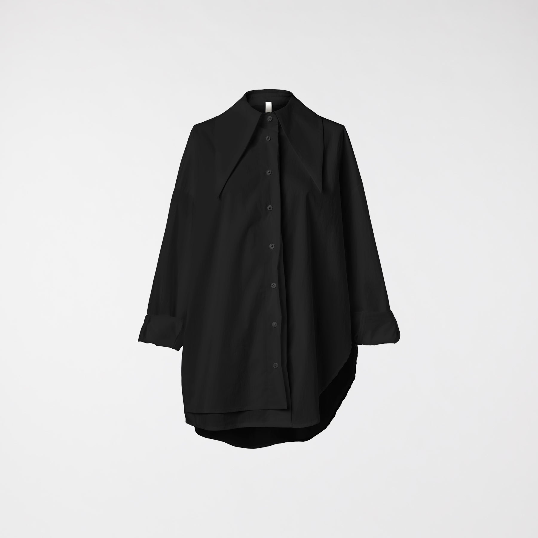 Oversize-Hemd mit Kragen
