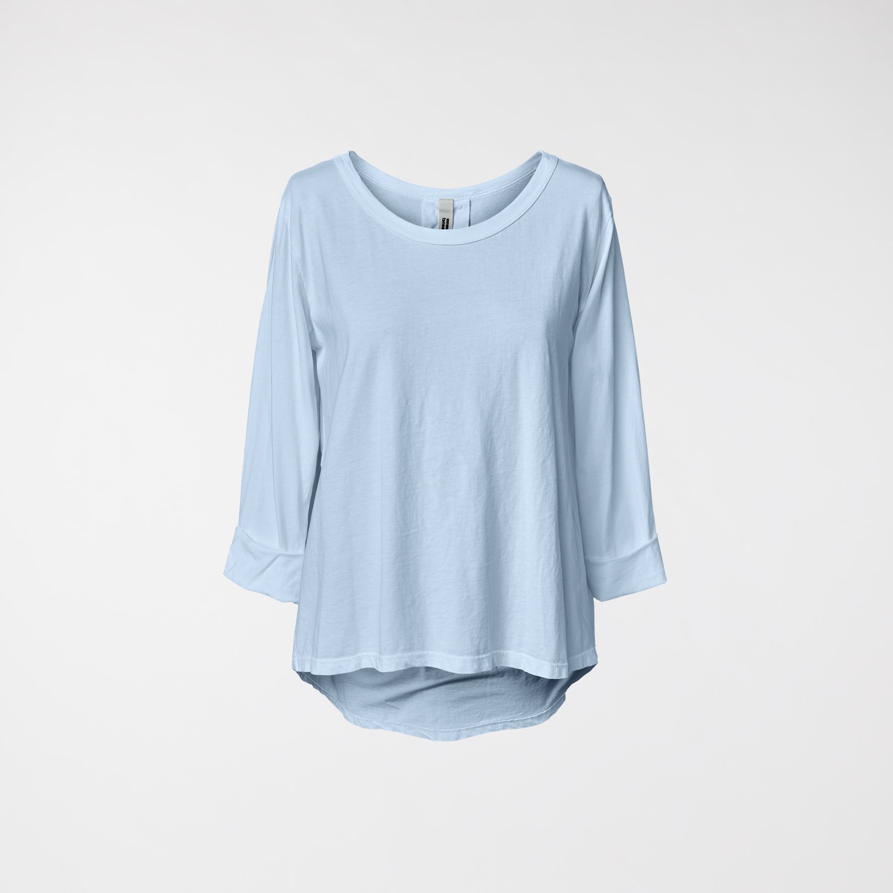 Lockeres T‑Shirt mit Falten